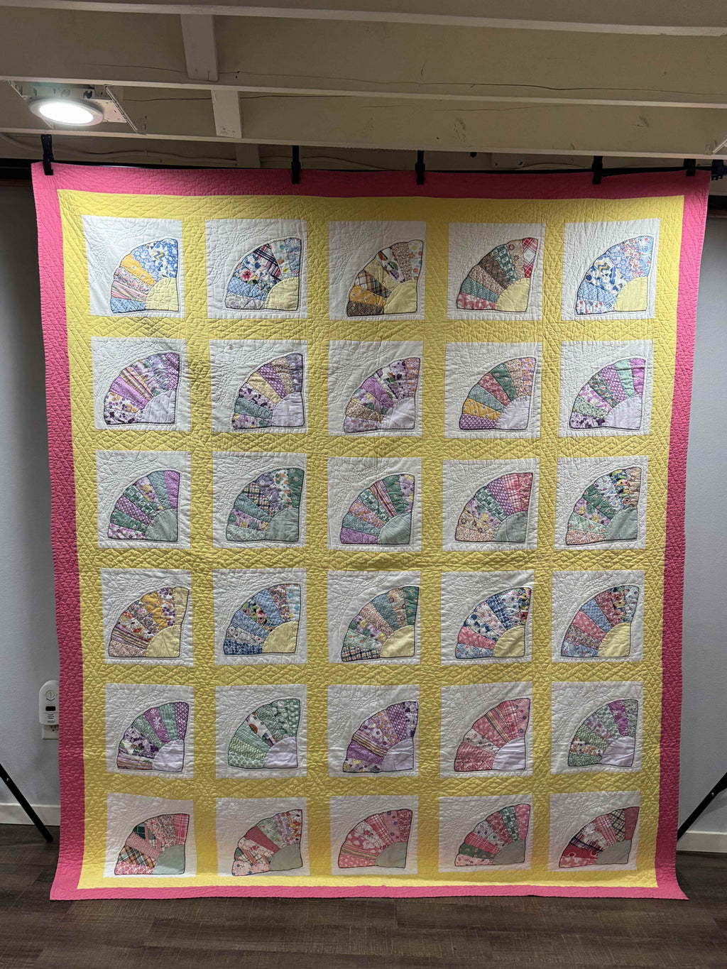 Vintage Grandmother's Fan  Quilt