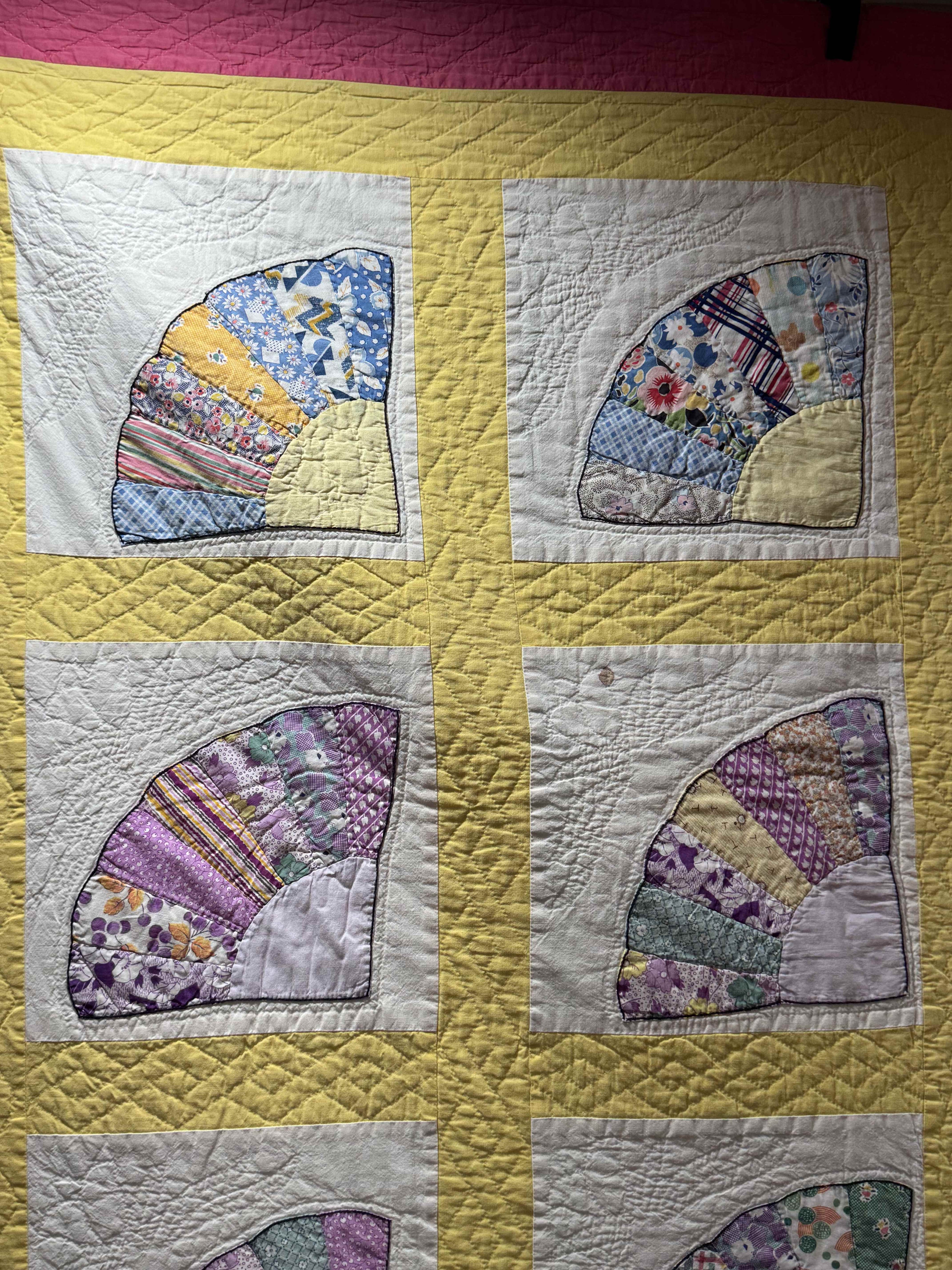 Vintage Grandmother's Fan  Quilt