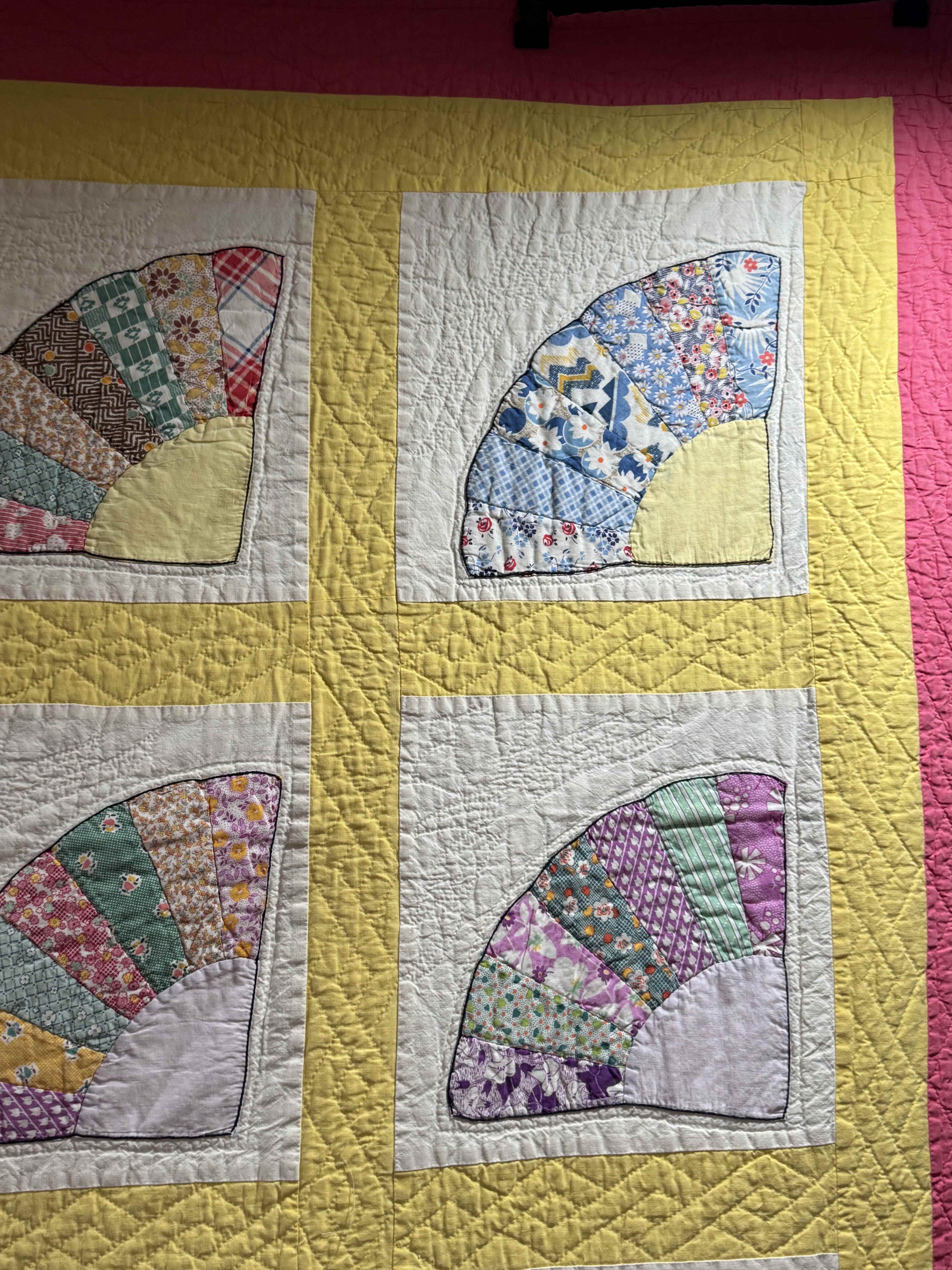 Vintage Grandmother's Fan  Quilt