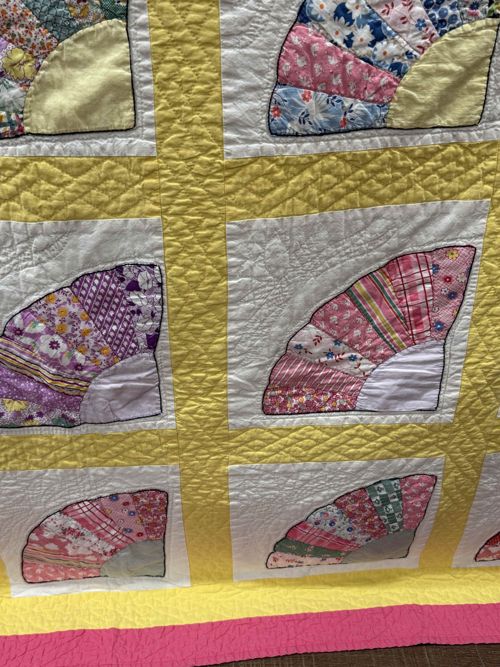 Vintage Grandmother's Fan  Quilt