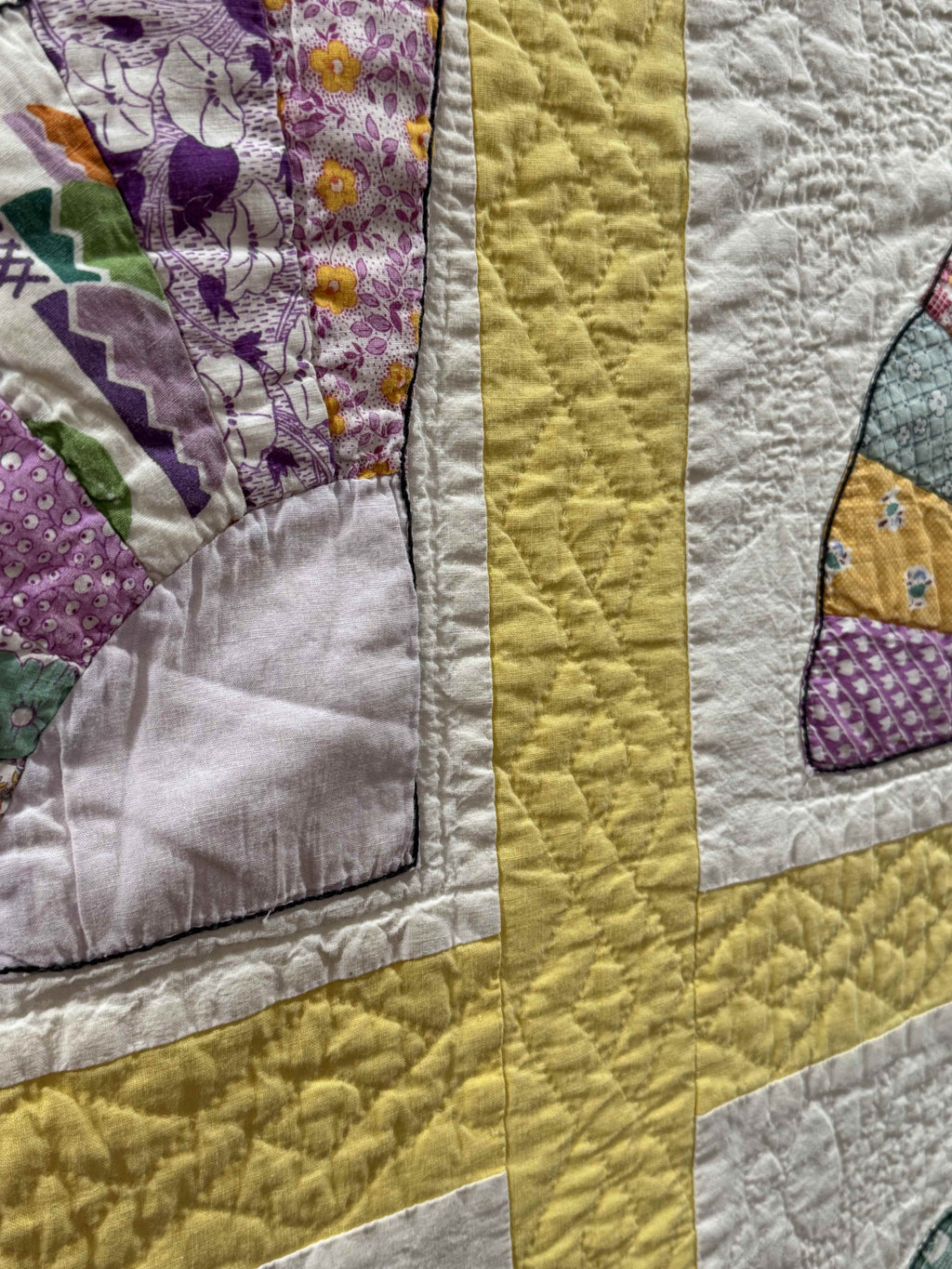 Vintage Grandmother's Fan  Quilt