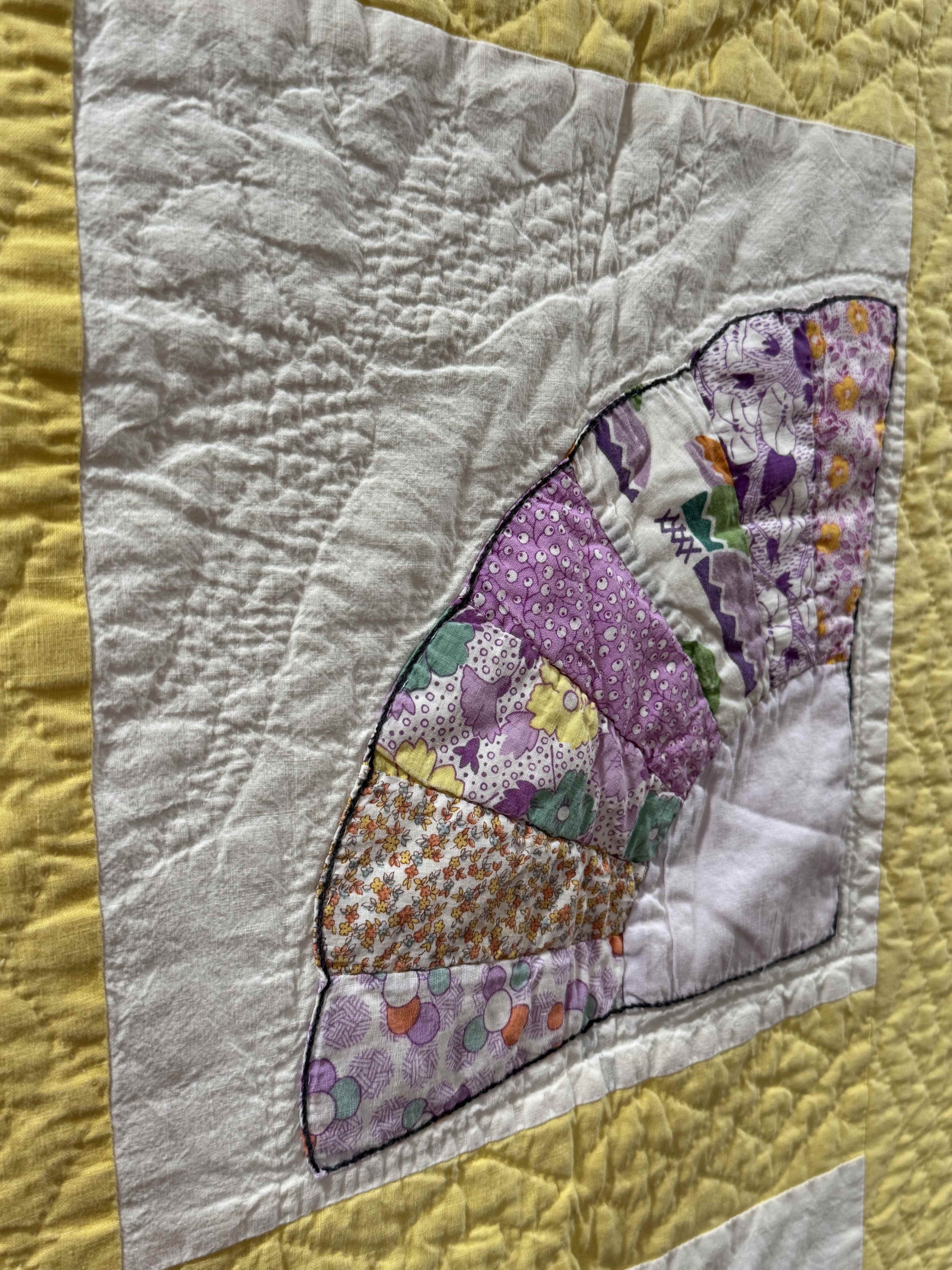 Vintage Grandmother's Fan  Quilt
