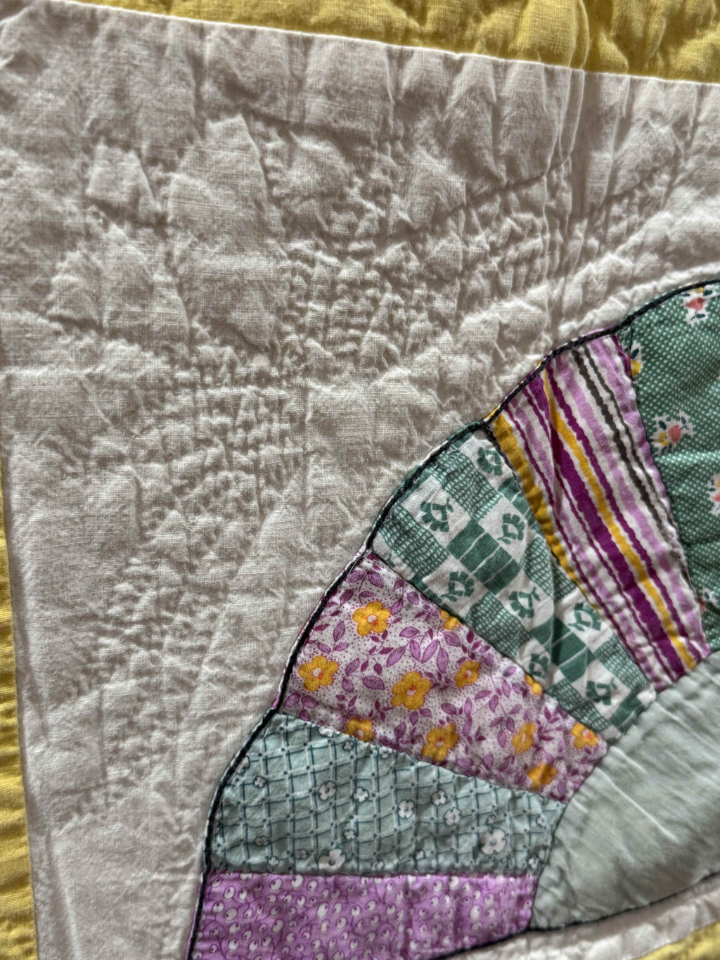 Vintage Grandmother's Fan  Quilt