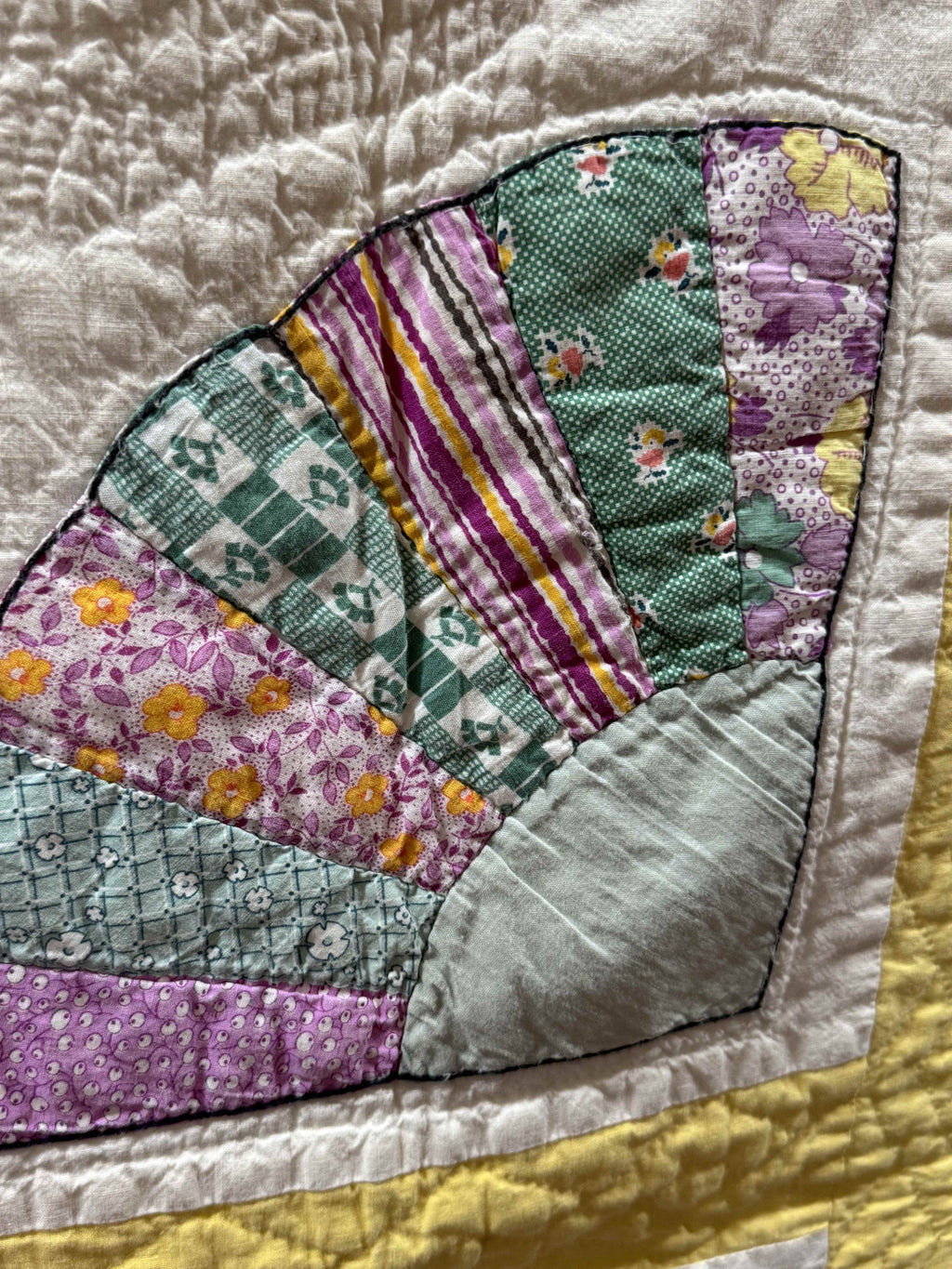Vintage Grandmother's Fan  Quilt