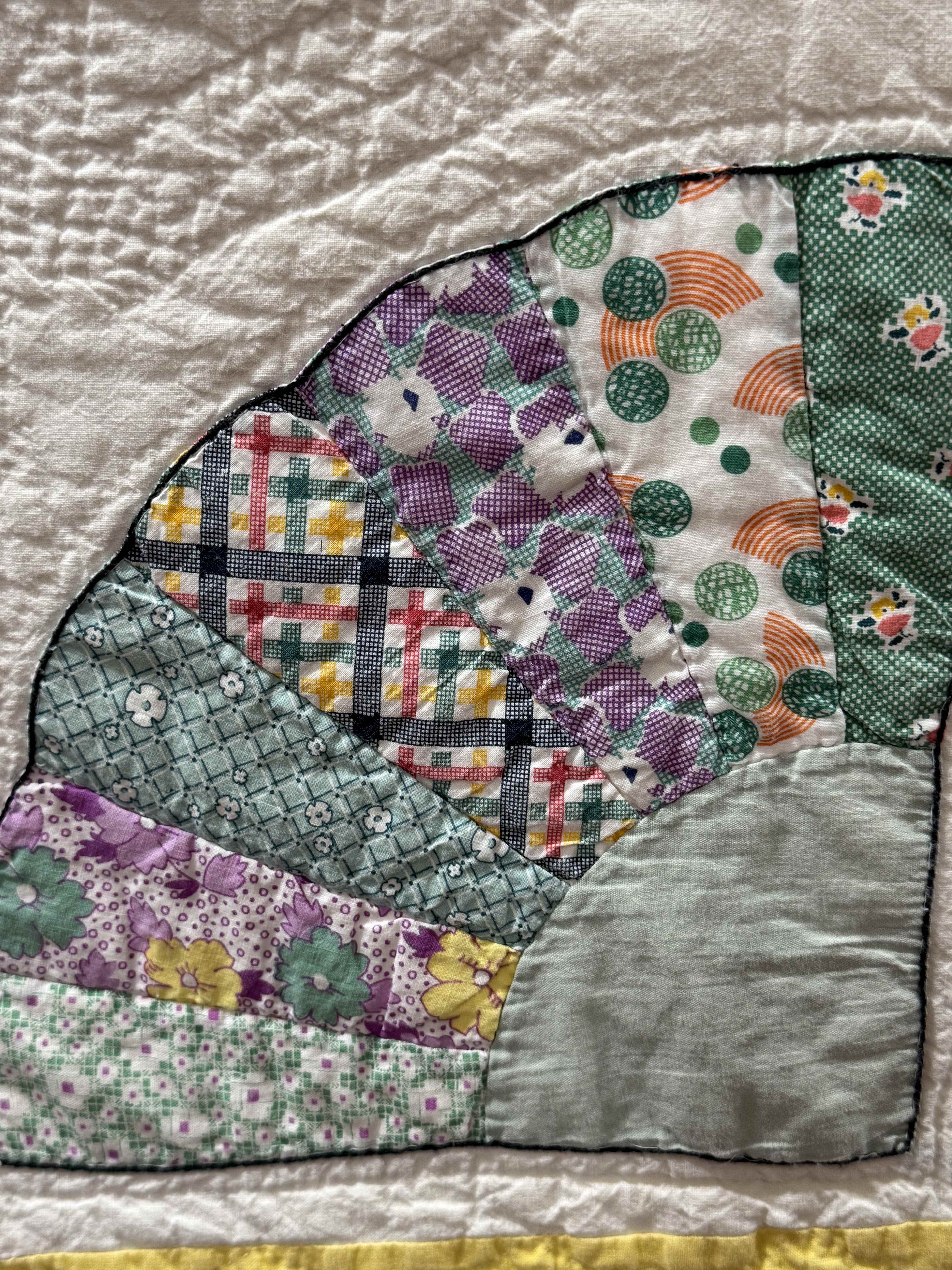 Vintage Grandmother's Fan  Quilt