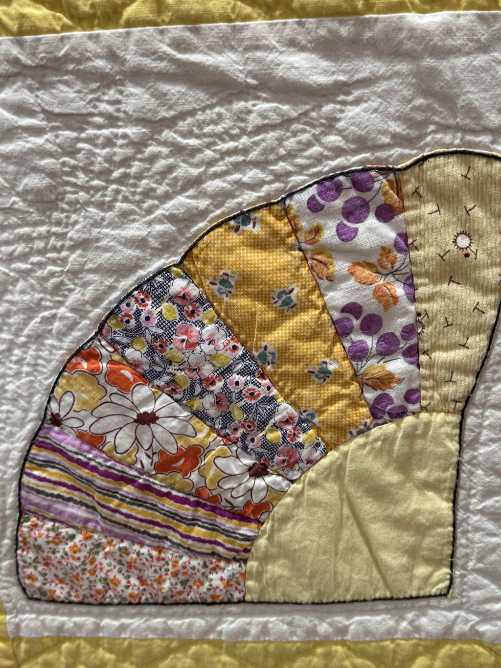 Vintage Grandmother's Fan  Quilt