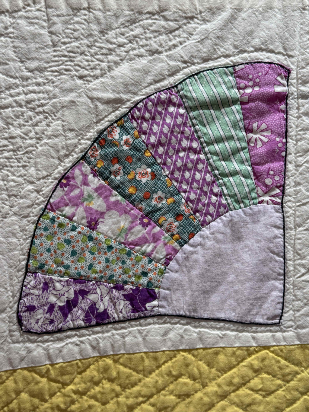 Vintage Grandmother's Fan  Quilt