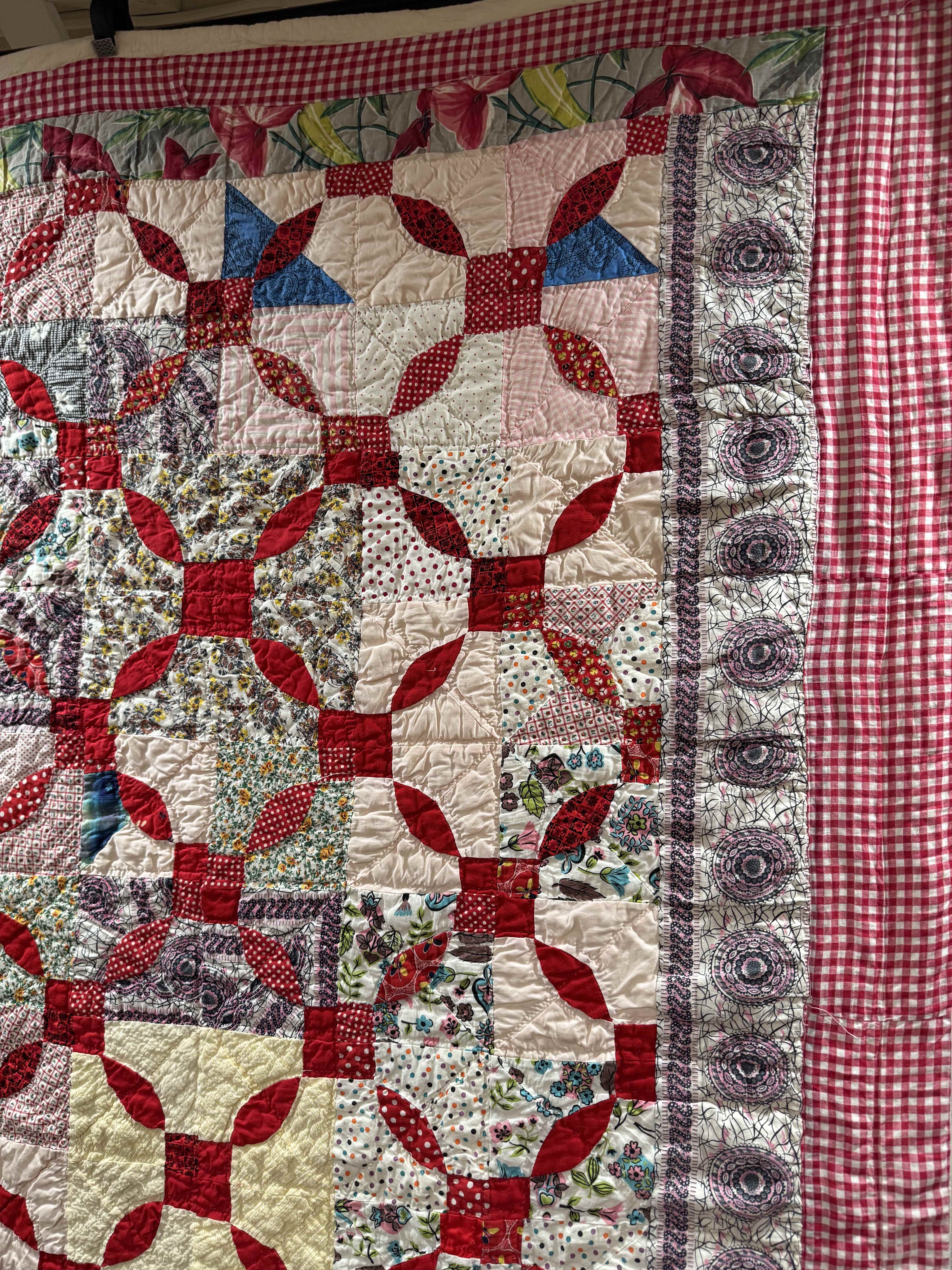 Vintage Endless Chain Variation Quilt