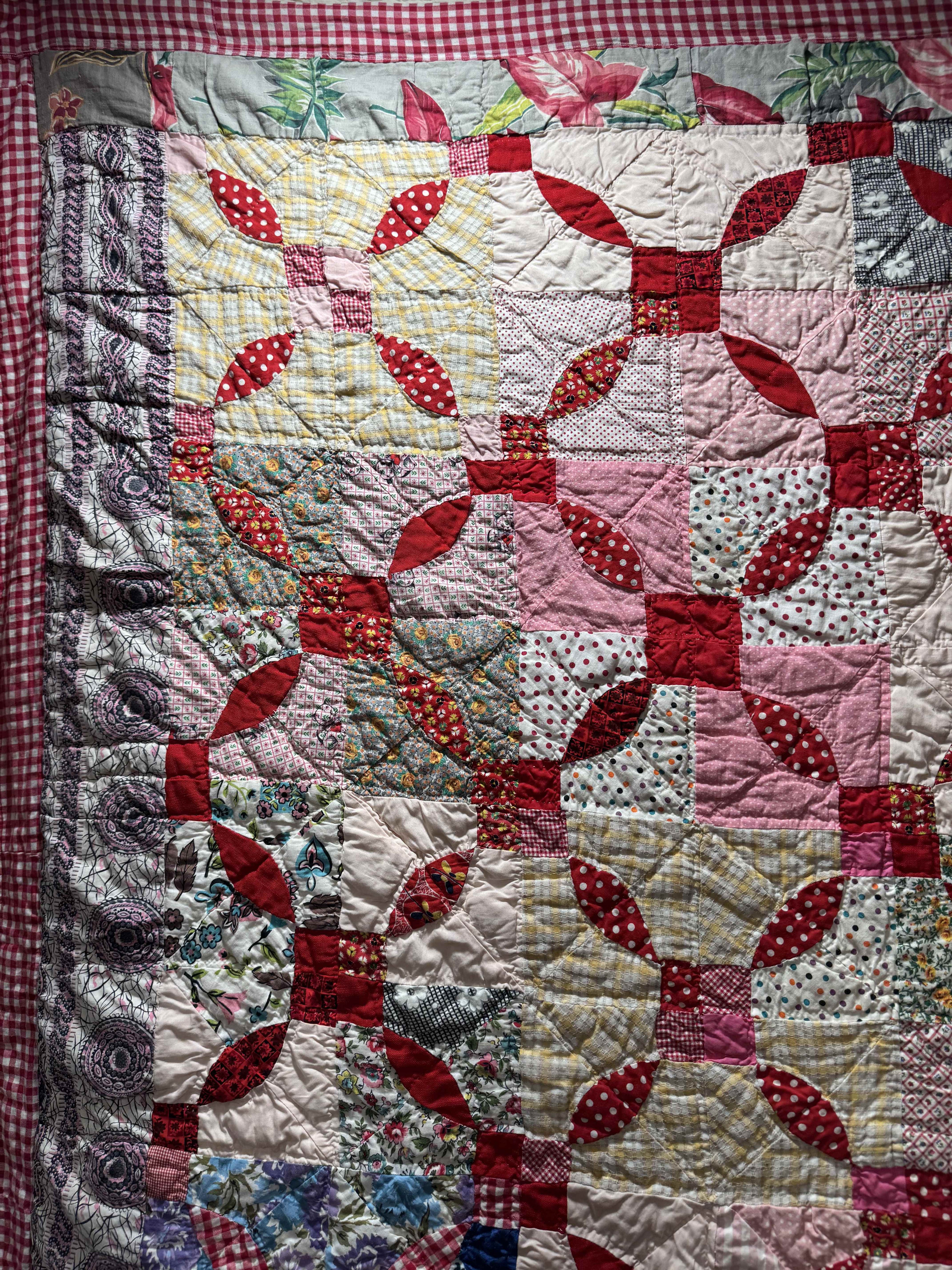 Vintage Endless Chain Variation Quilt