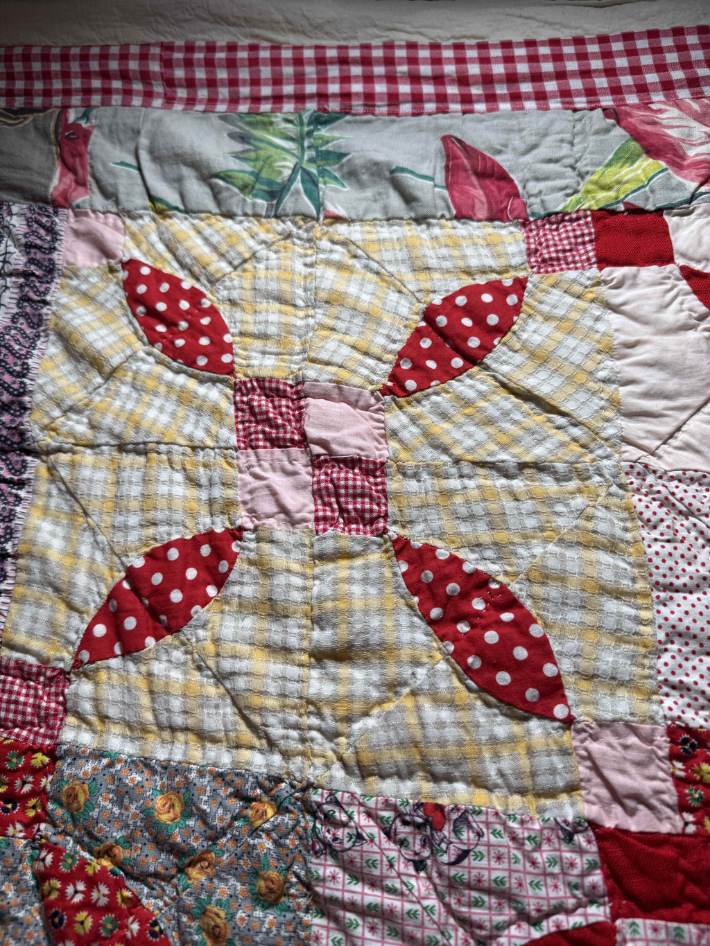 Vintage Endless Chain Variation Quilt