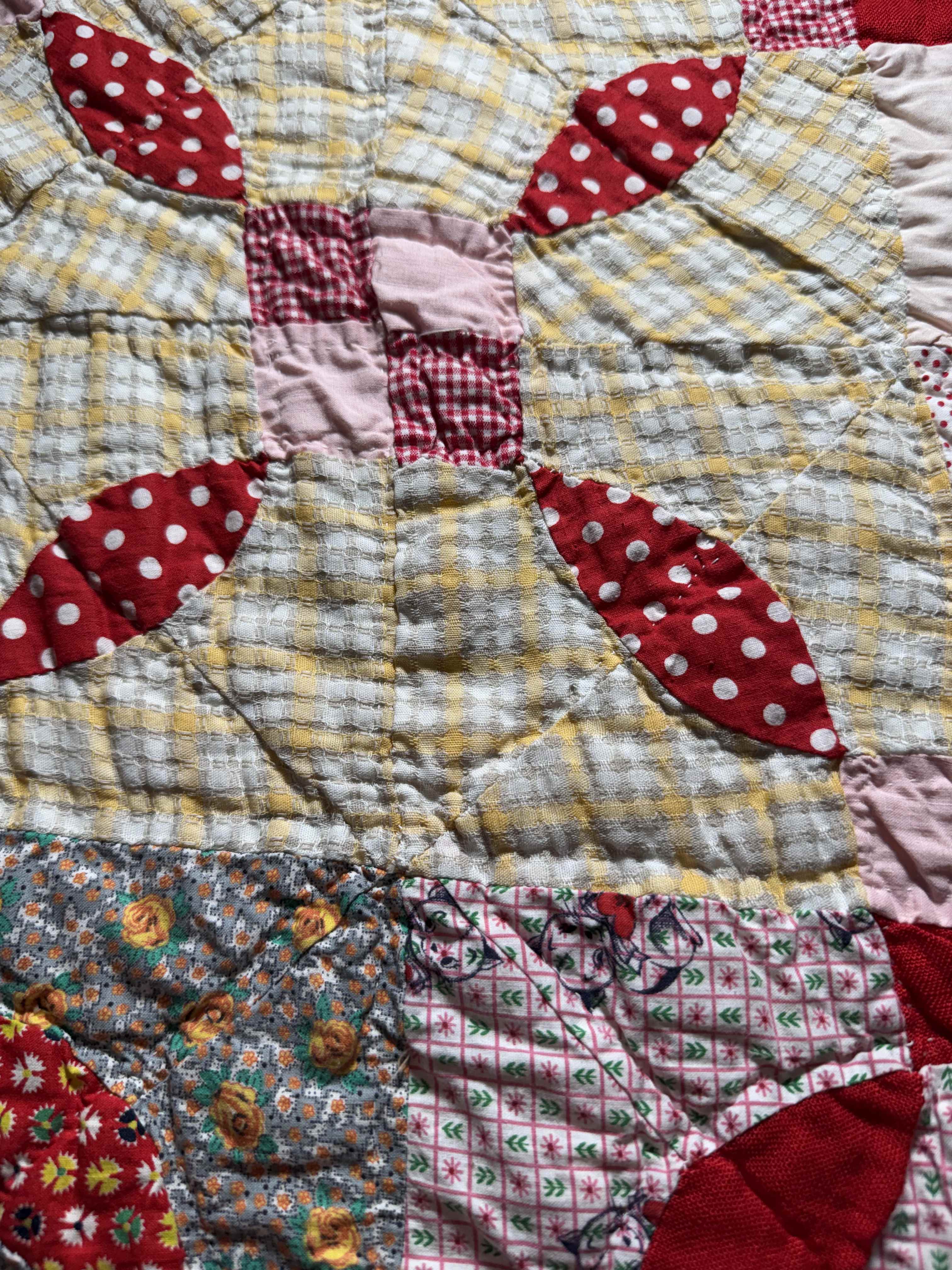 Vintage Endless Chain Variation Quilt