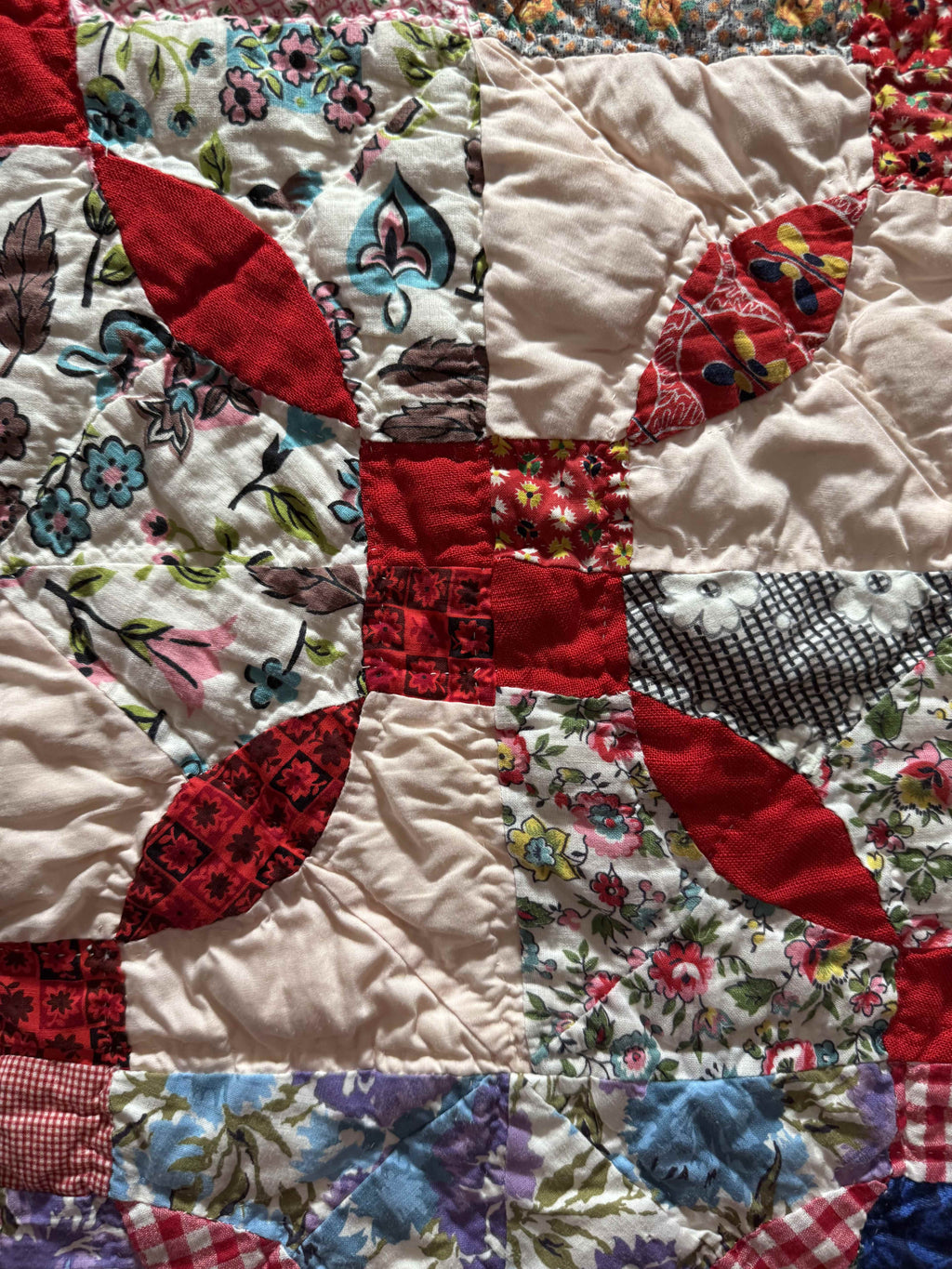 Vintage Endless Chain Variation Quilt