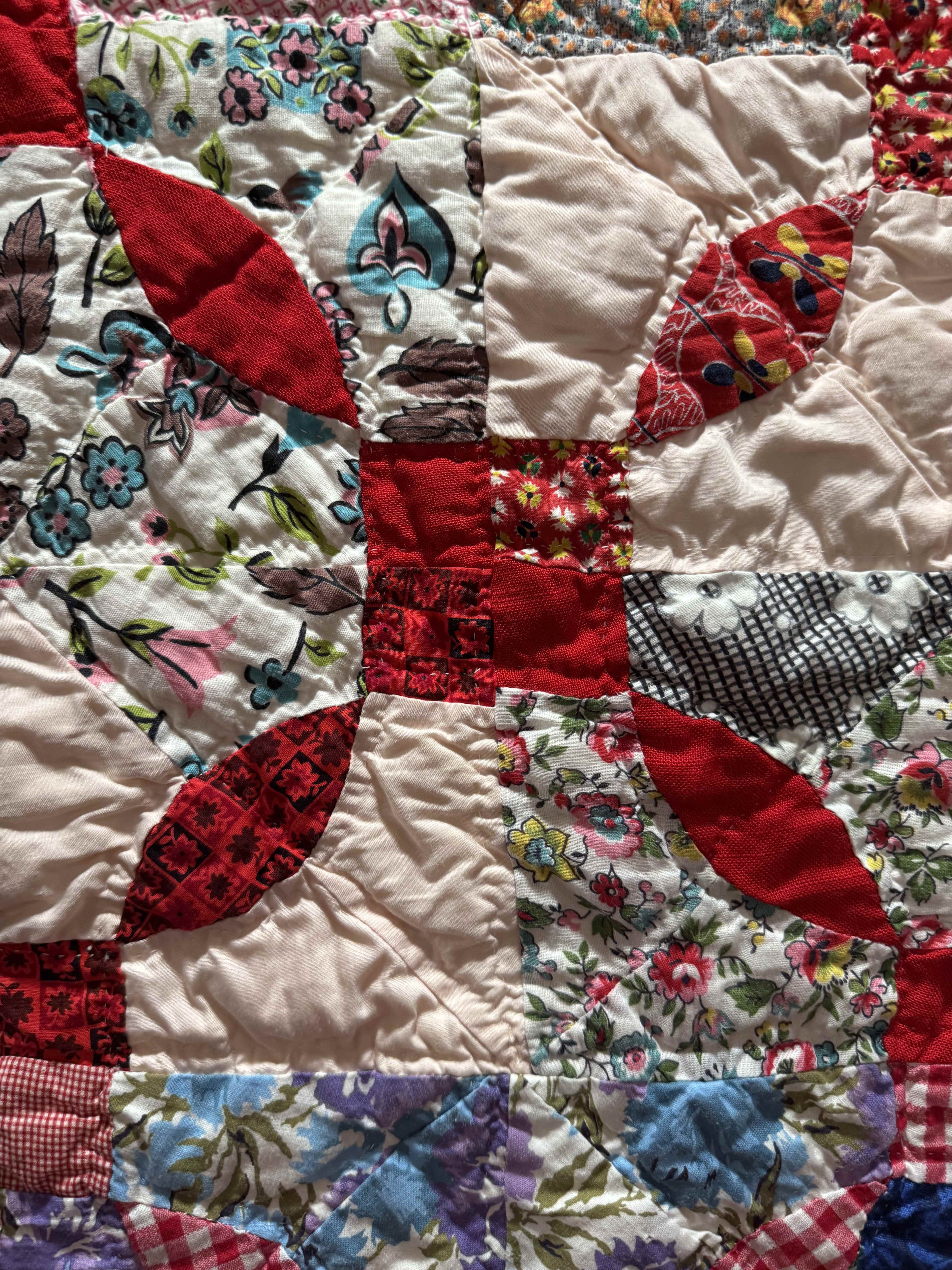 Vintage Endless Chain Variation Quilt