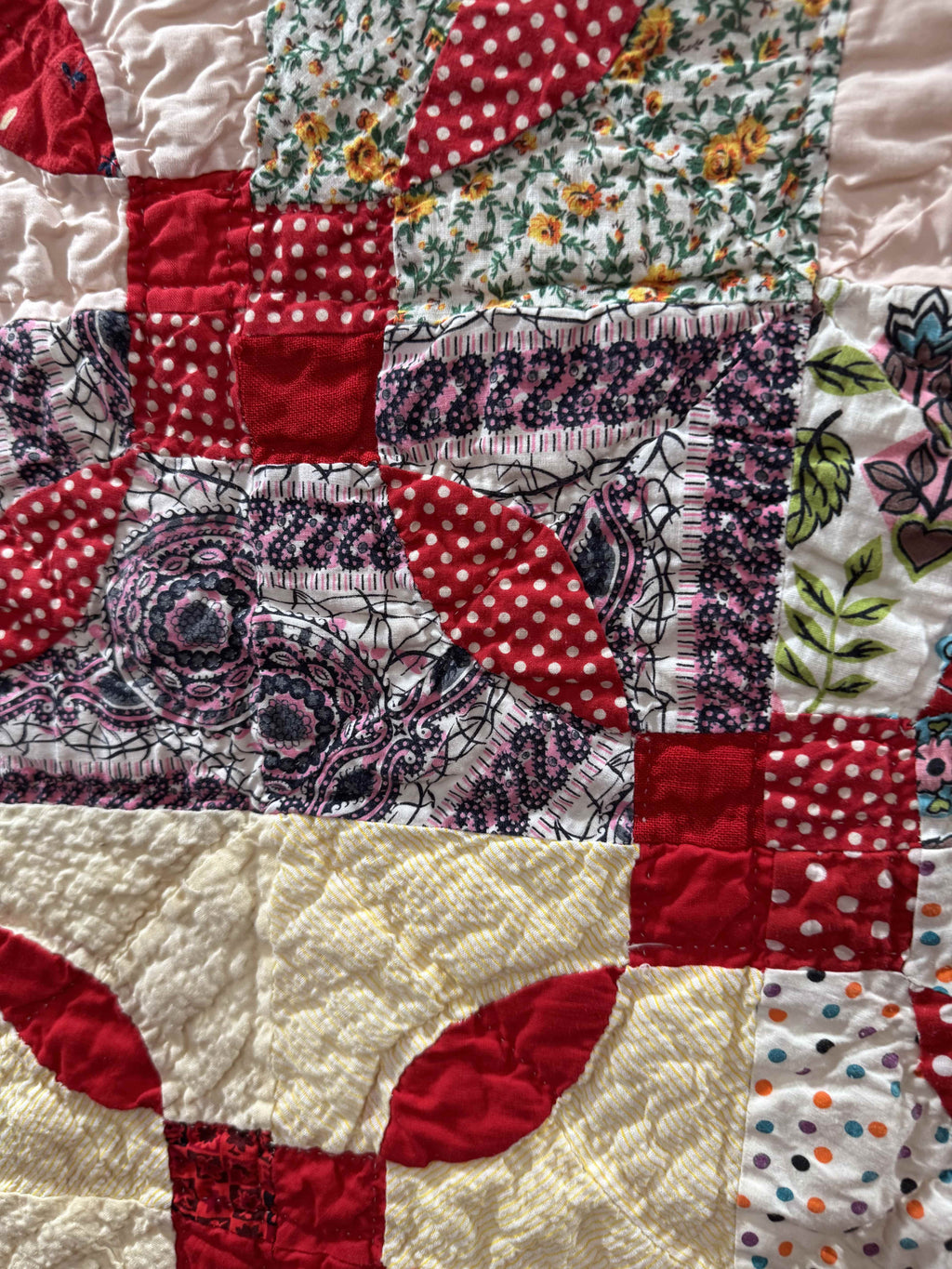 Vintage Endless Chain Variation Quilt