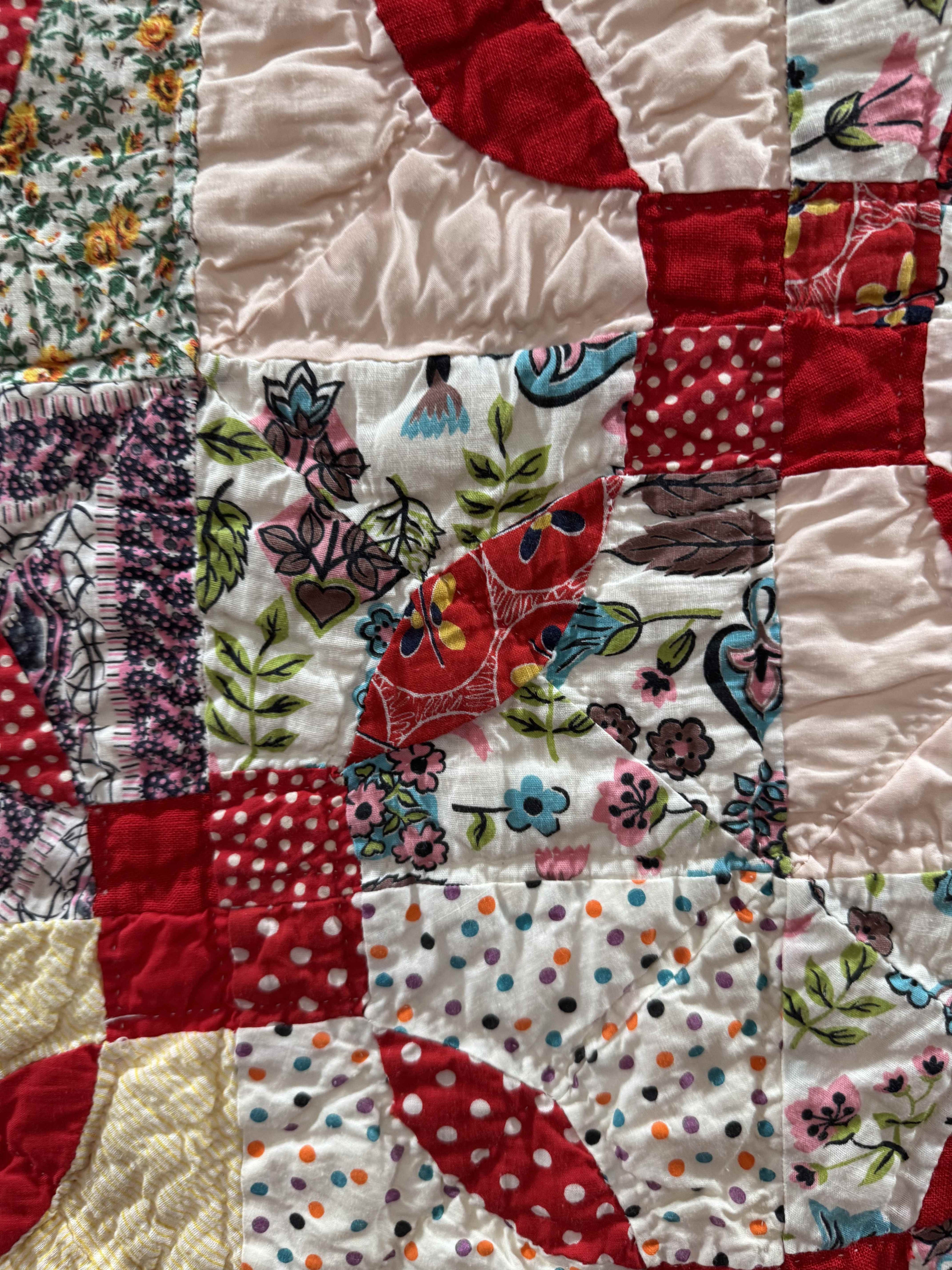 Vintage Endless Chain Variation Quilt