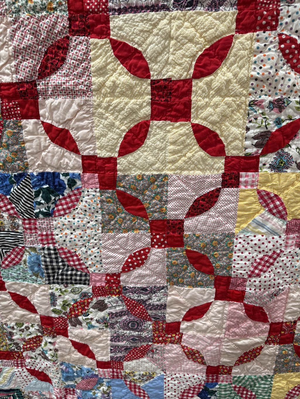 Vintage Endless Chain Variation Quilt