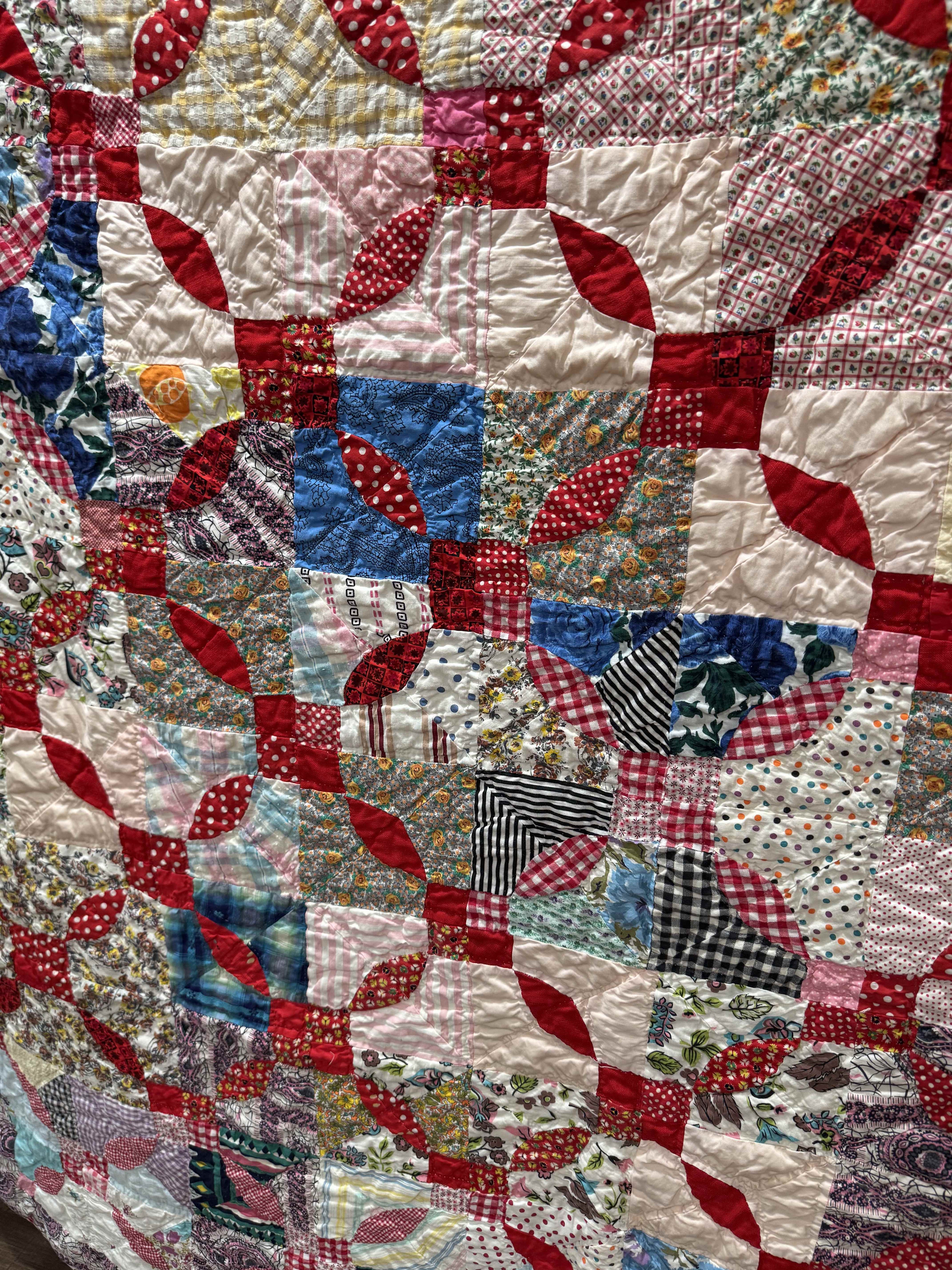 Vintage Endless Chain Variation Quilt