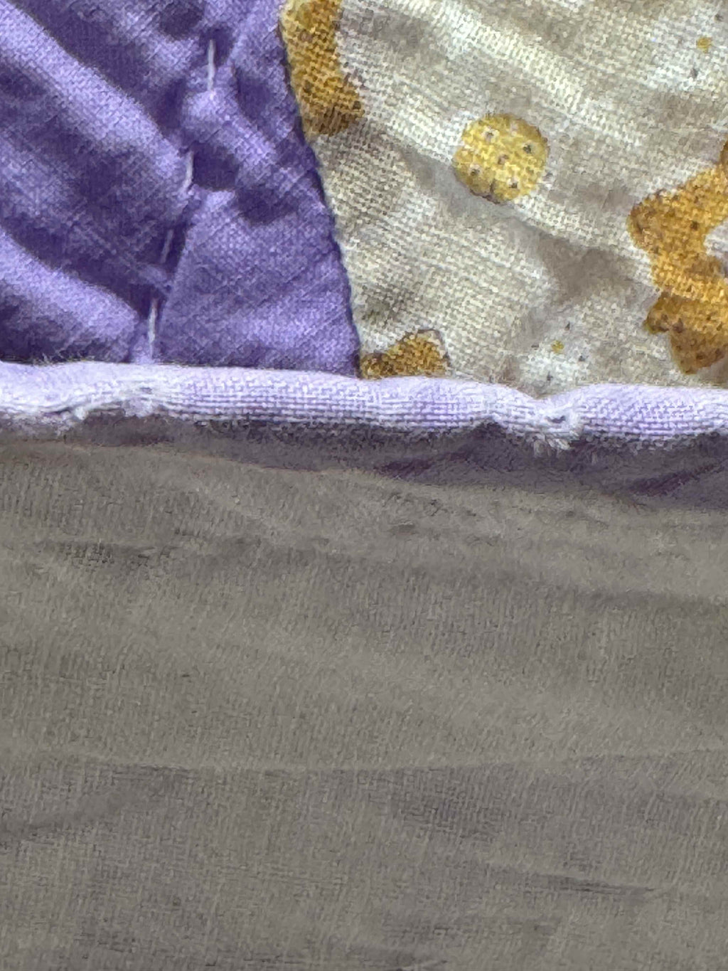 ** SOLD Vintage Grandmother's Flower Garden Quilt SOLD**