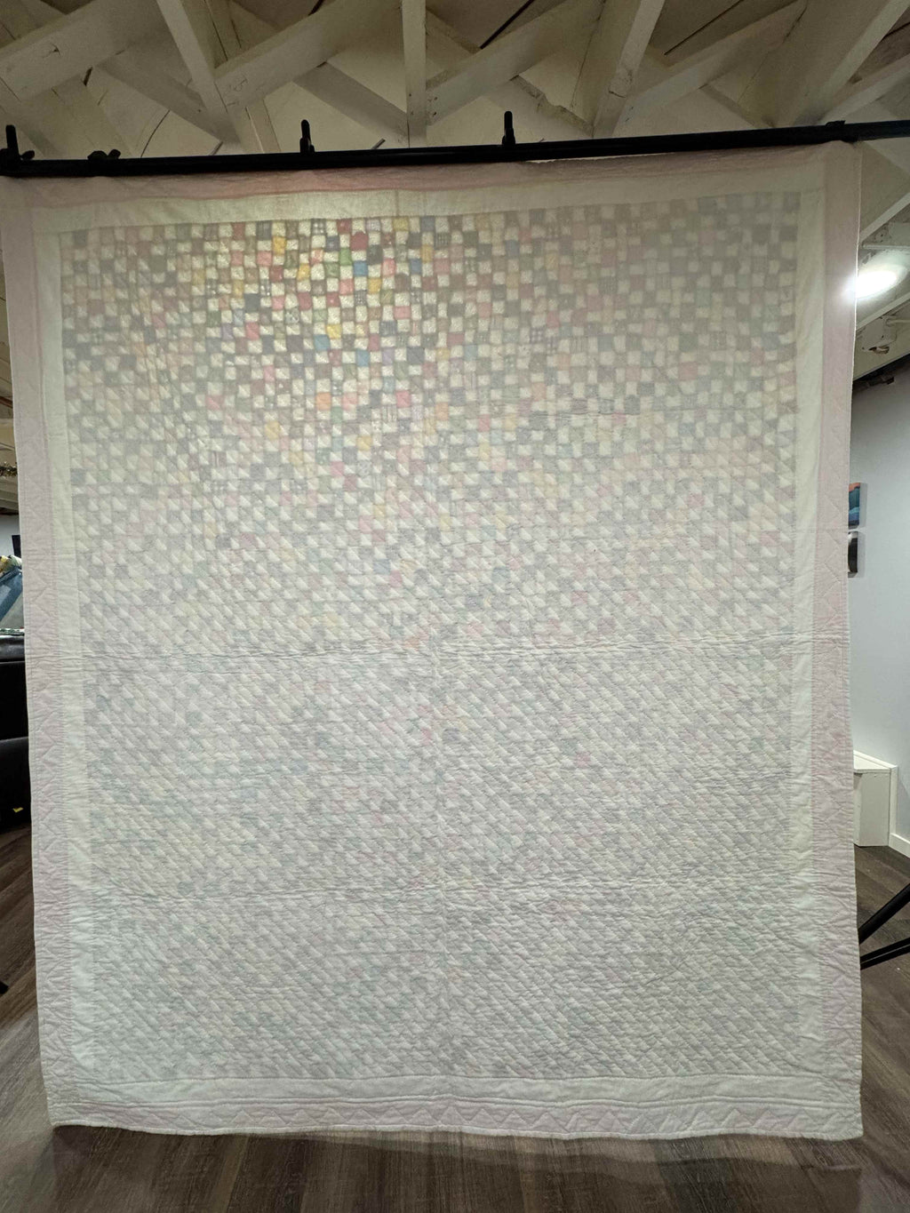 Vintage Postage Stamp Quilt