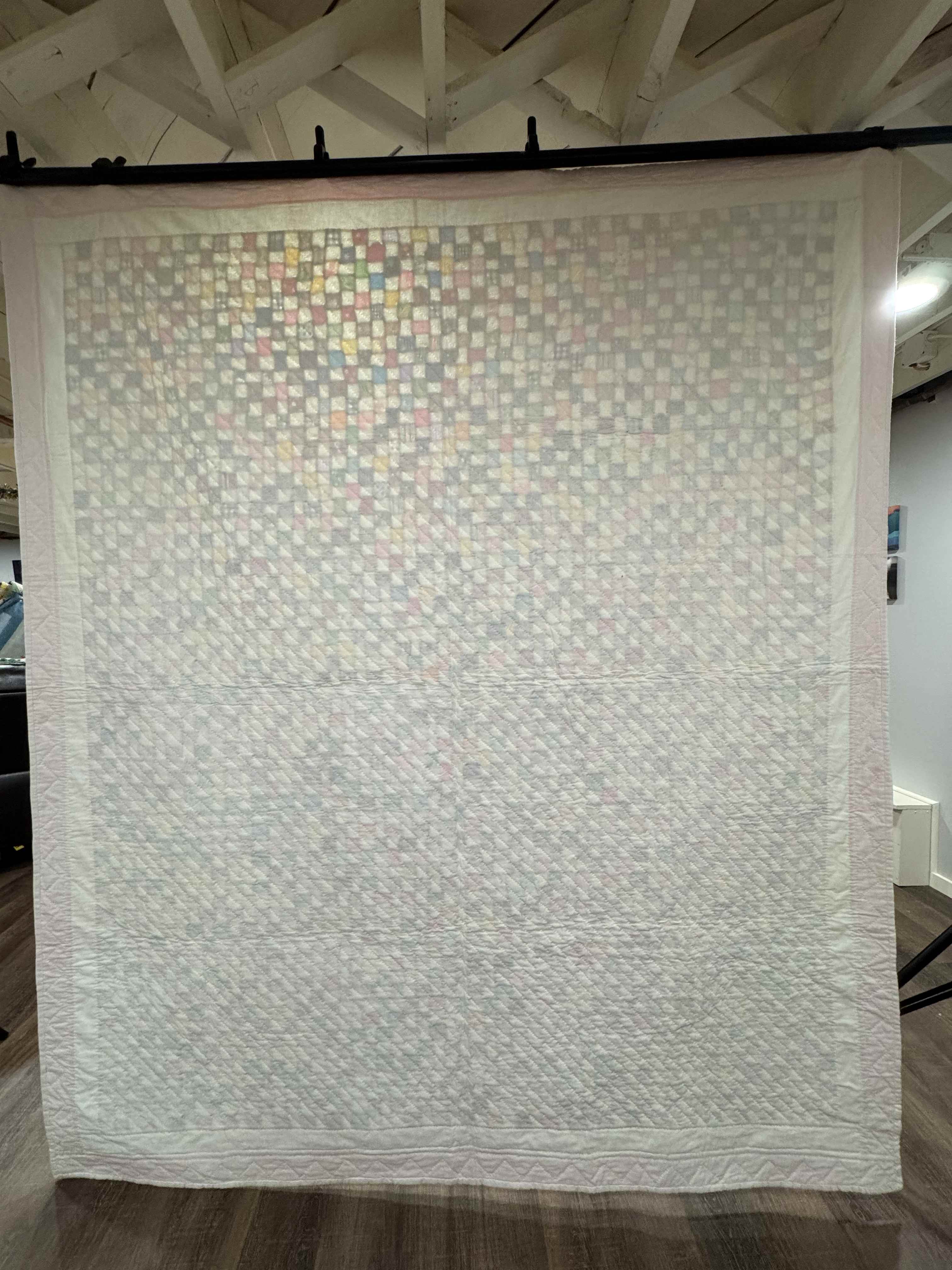 Vintage Postage Stamp Quilt