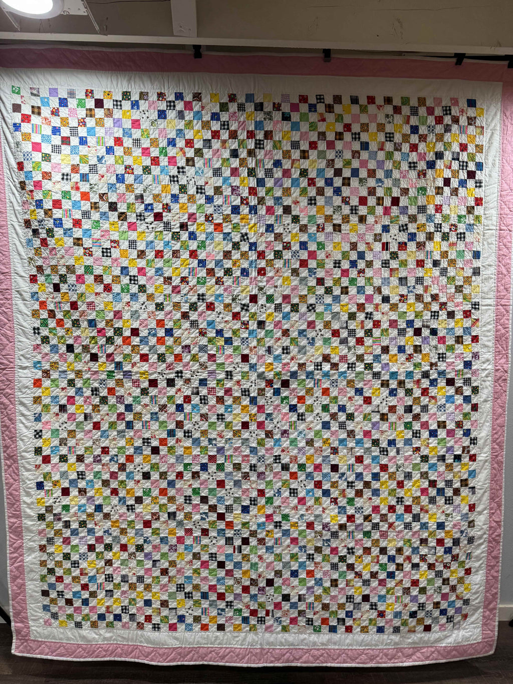 Vintage Postage Stamp Quilt