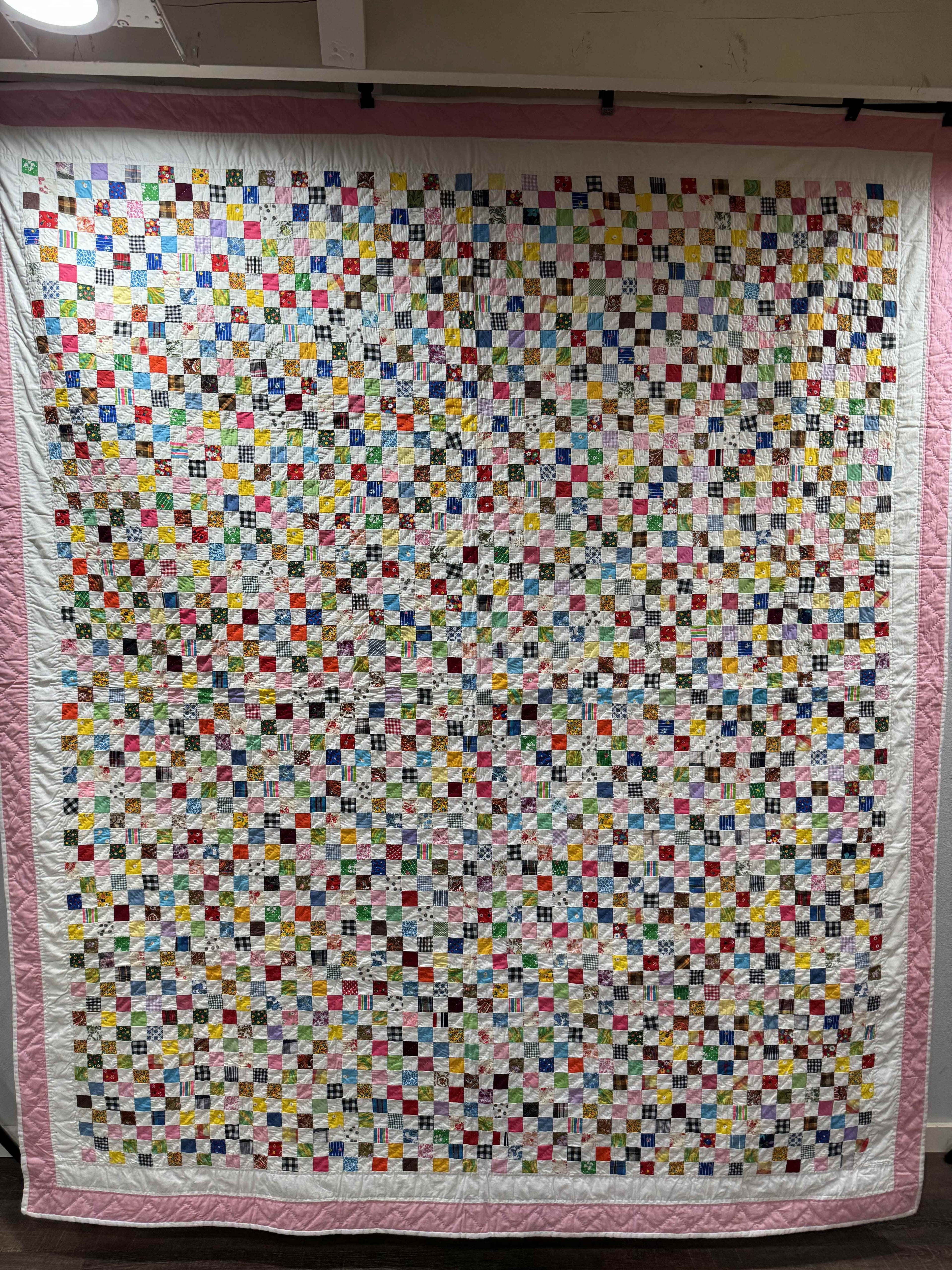 Vintage Postage Stamp Quilt