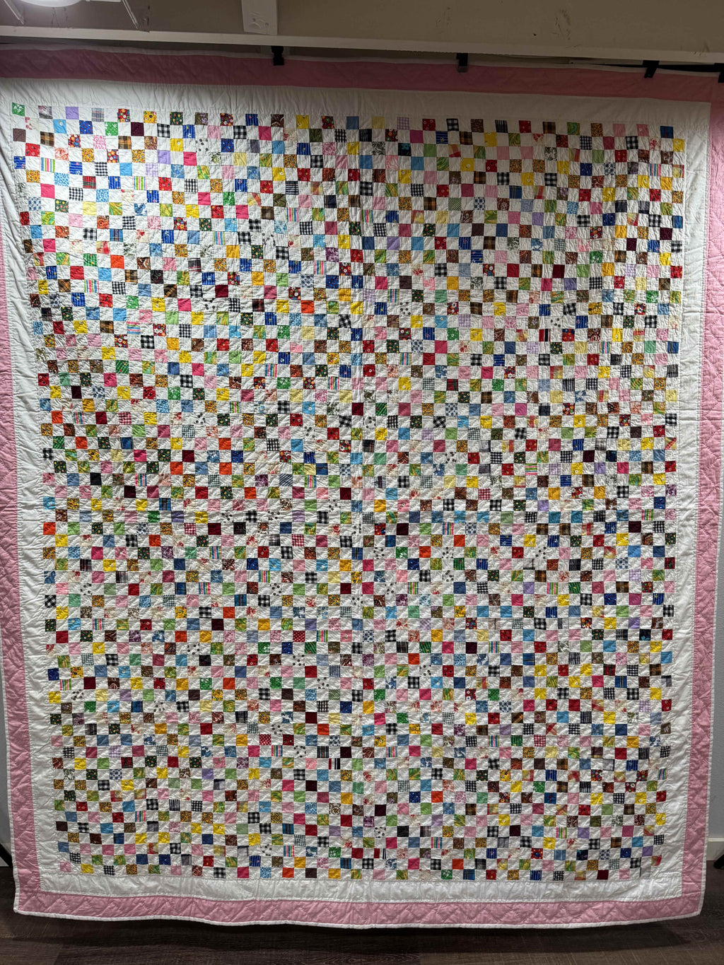 Vintage Postage Stamp Quilt