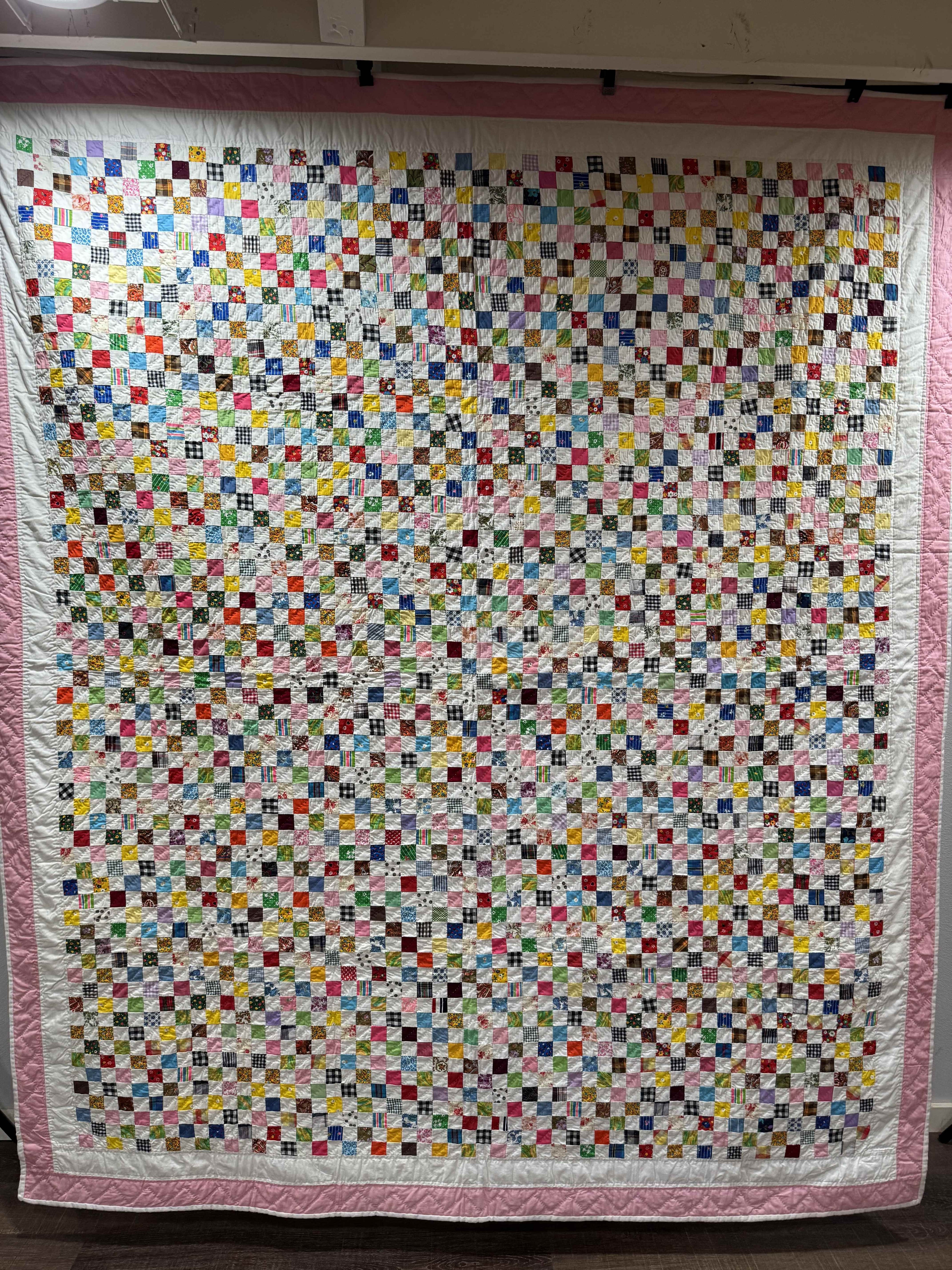 Vintage Postage Stamp Quilt