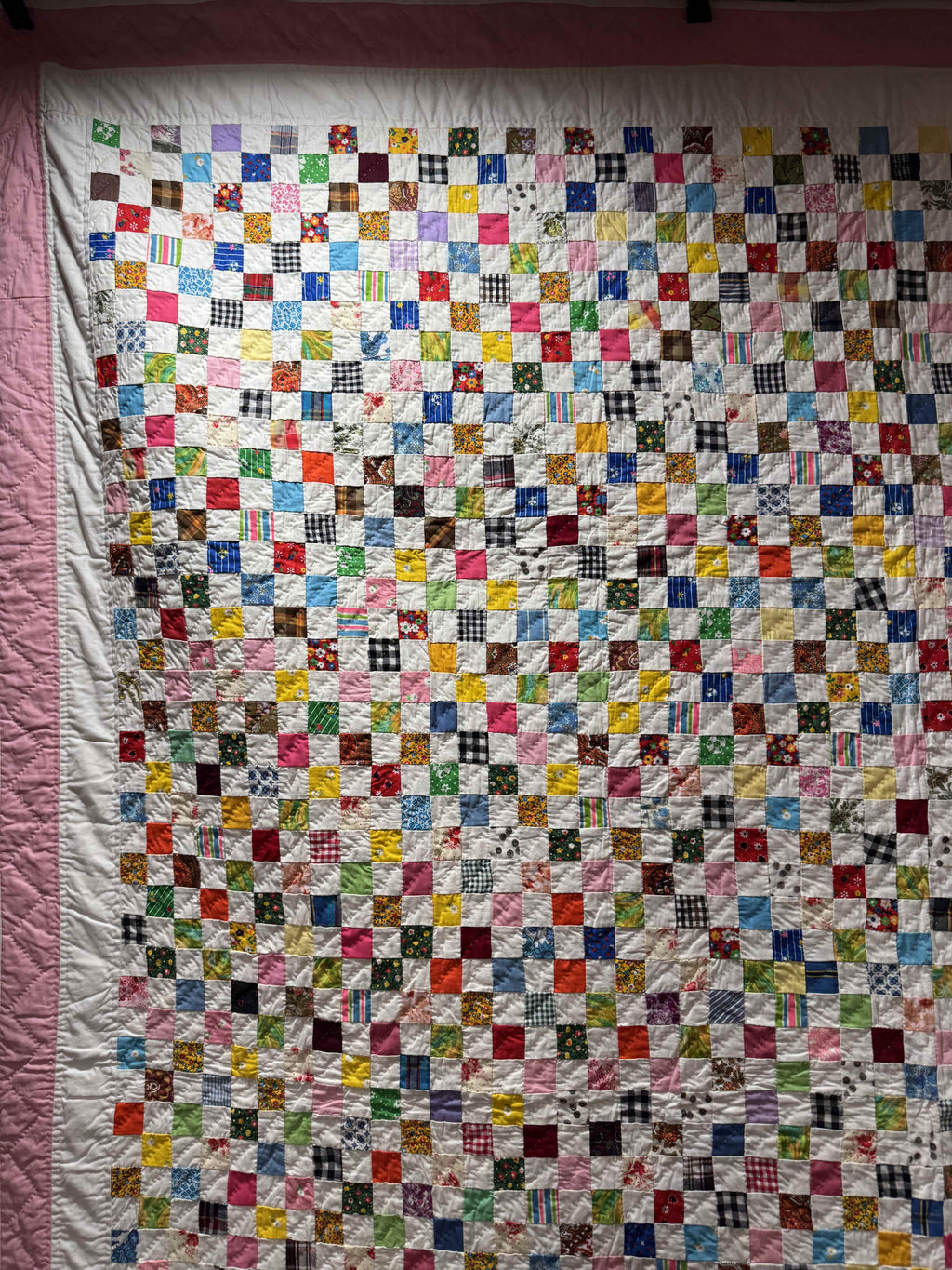 Vintage Postage Stamp Quilt