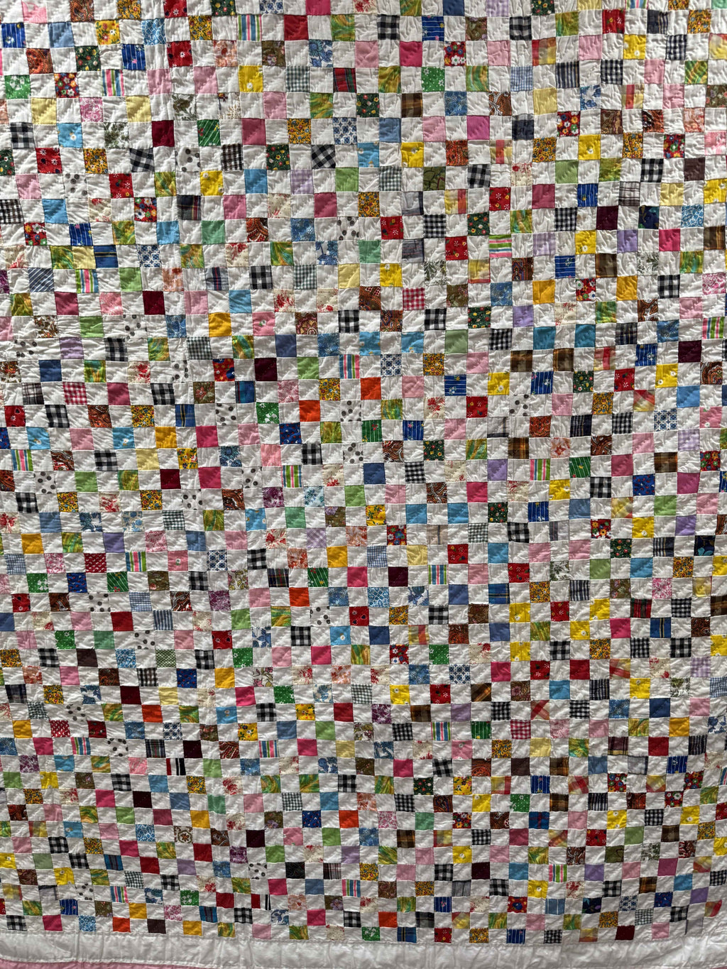 Vintage Postage Stamp Quilt