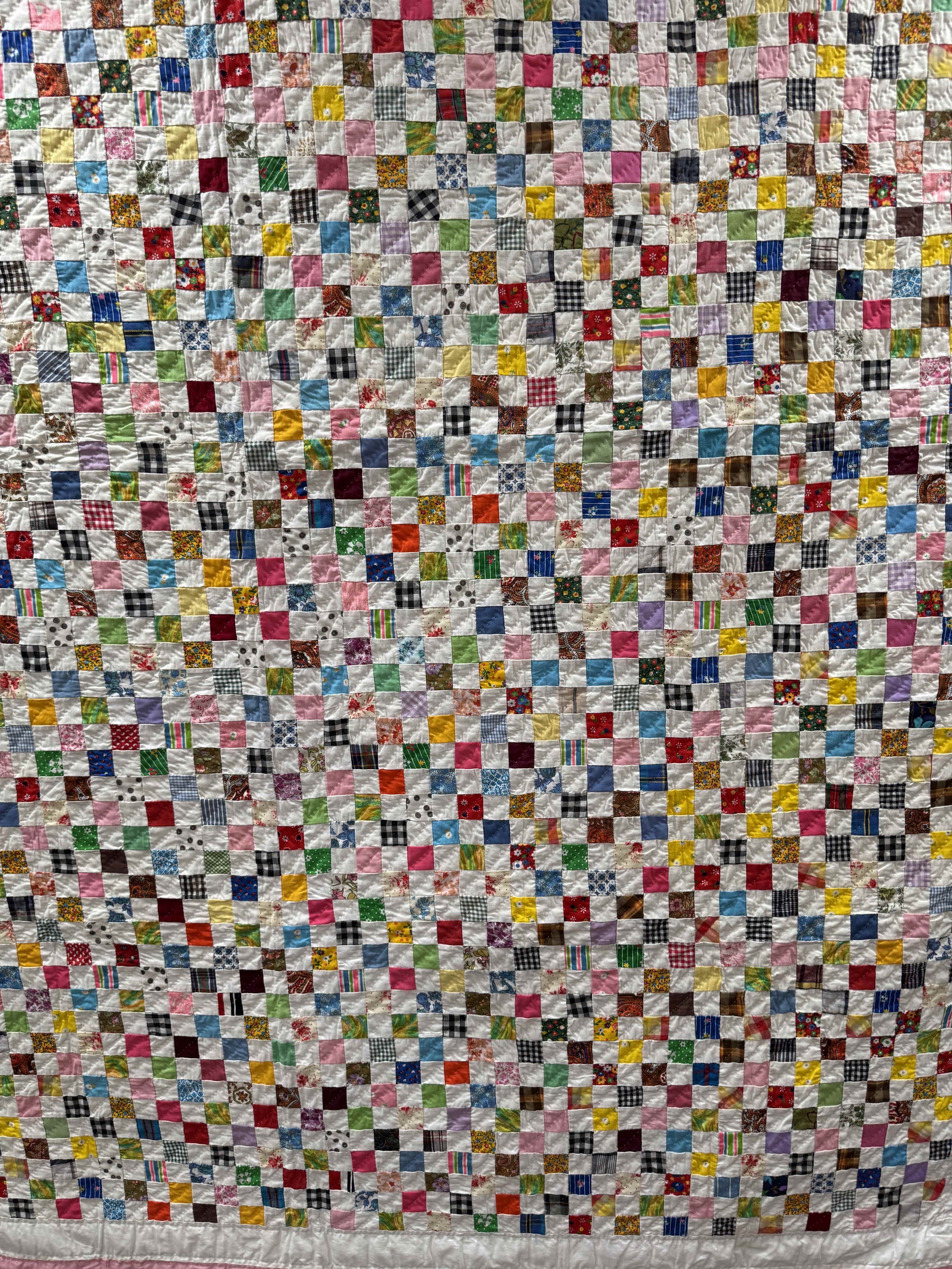 Vintage Postage Stamp Quilt