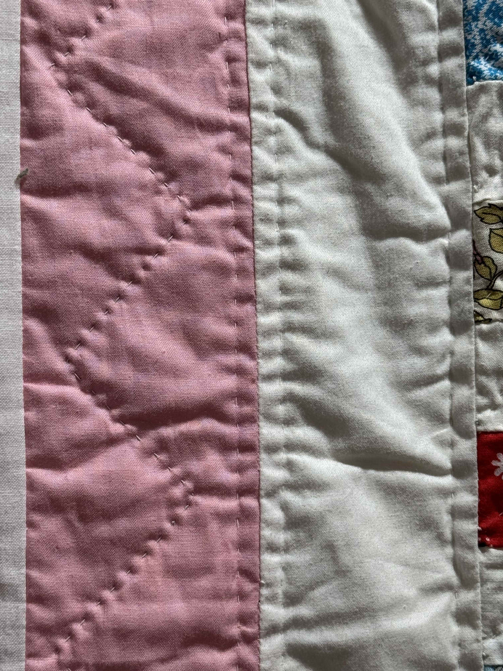 Vintage Postage Stamp Quilt