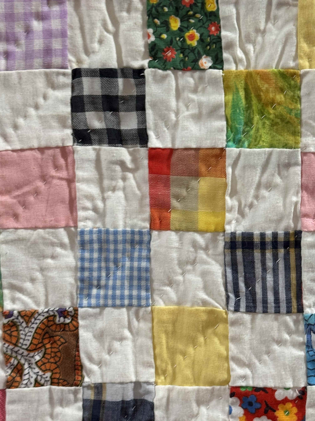 Vintage Postage Stamp Quilt