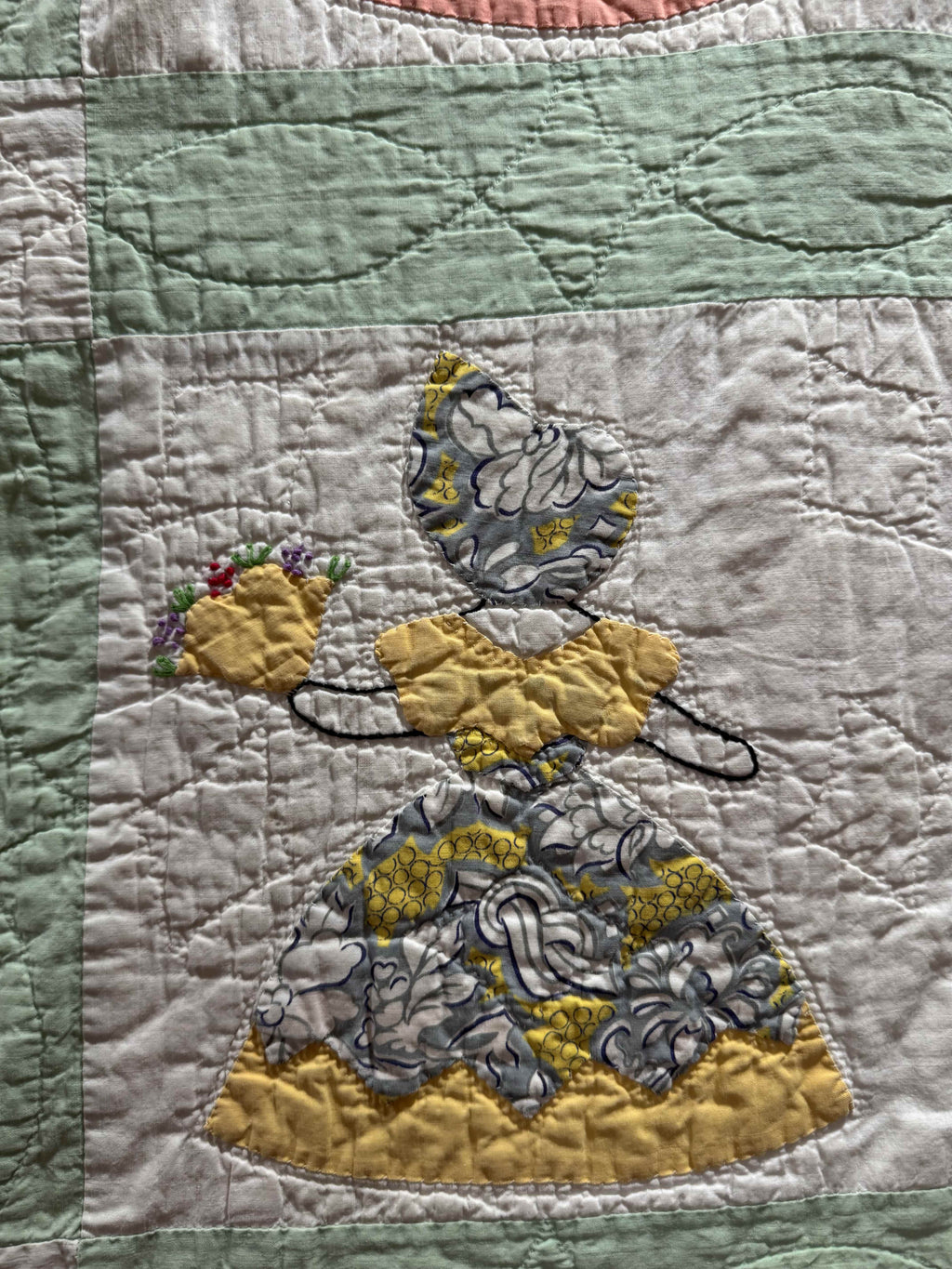 ** SOLD Vintage Sunbonnet Sue Quilt  SOLD**