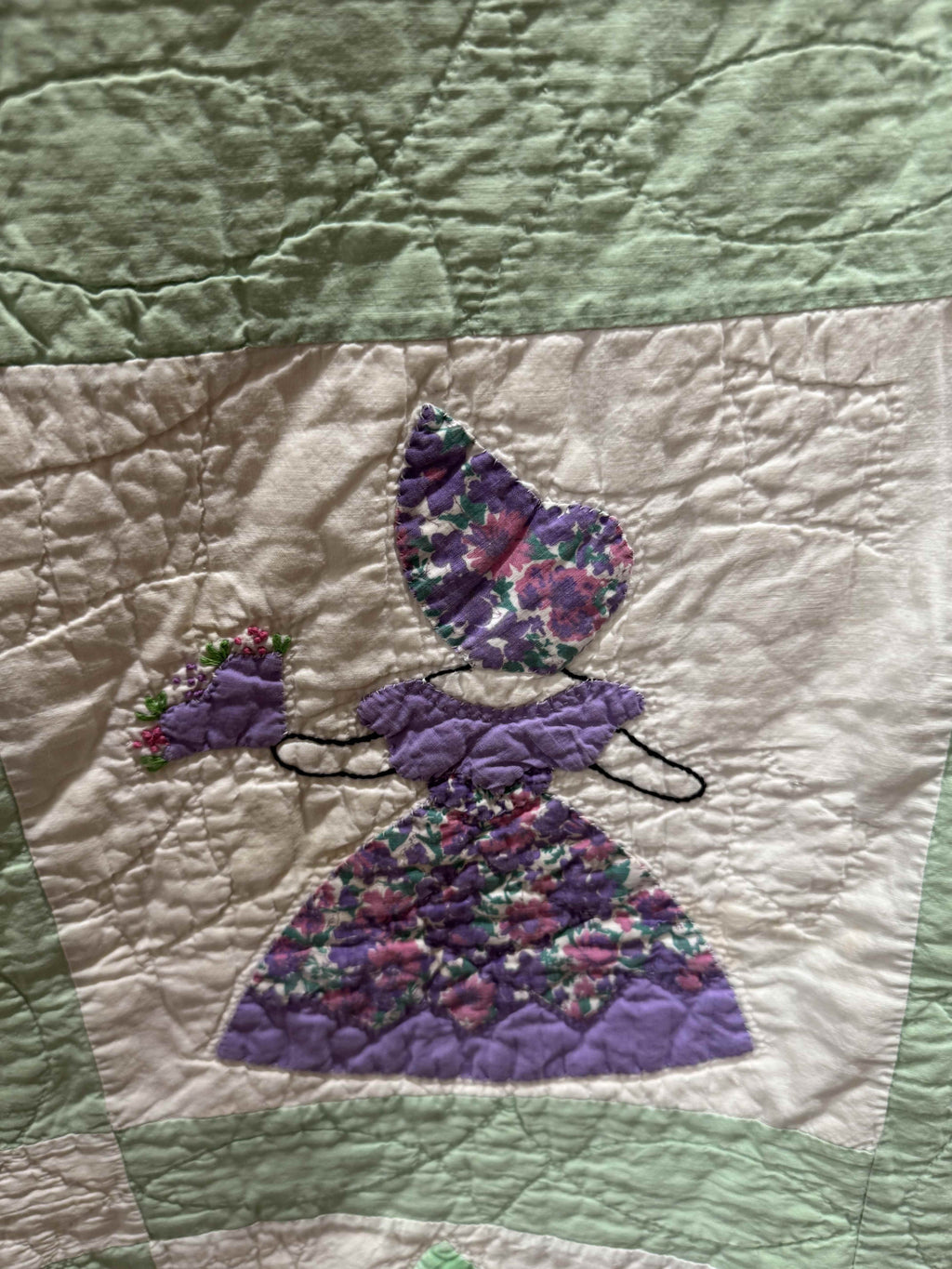 ** SOLD Vintage Sunbonnet Sue Quilt  SOLD**