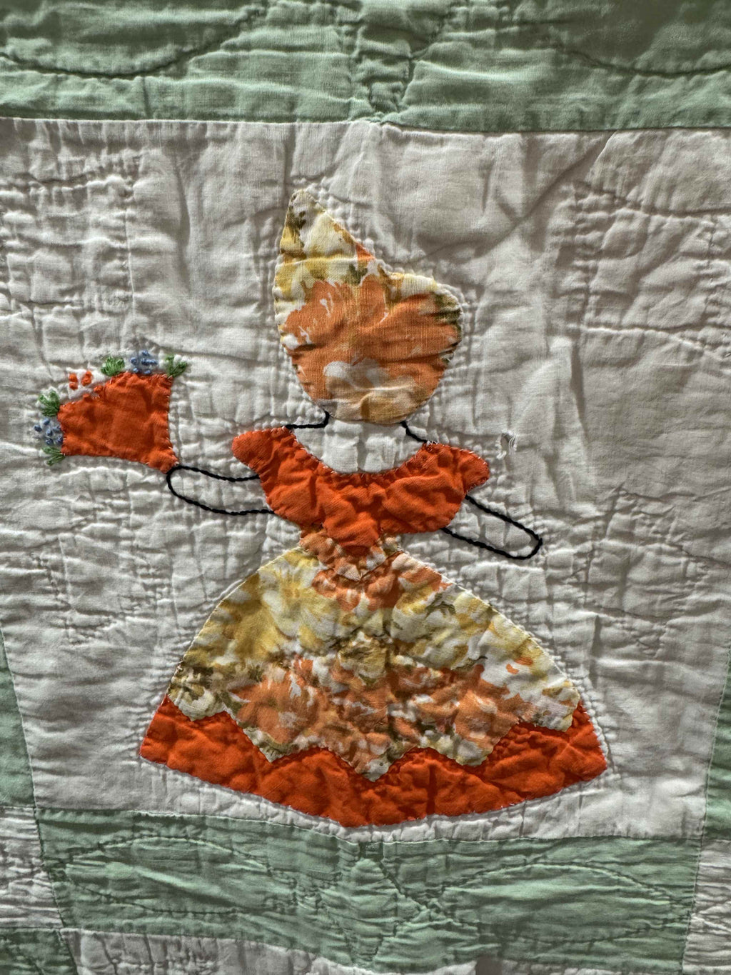 ** SOLD Vintage Sunbonnet Sue Quilt  SOLD**