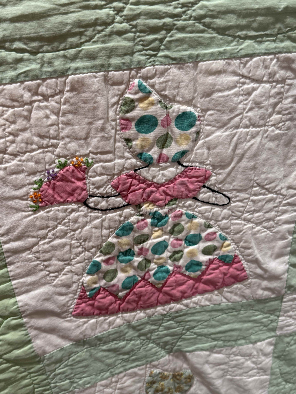 ** SOLD Vintage Sunbonnet Sue Quilt  SOLD**