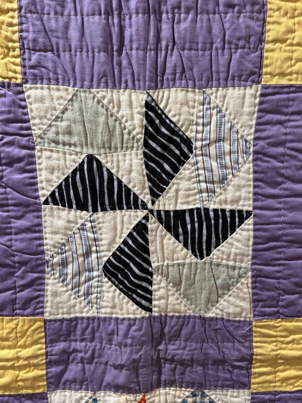 Vintage Dutchman's Puzzle Quilt