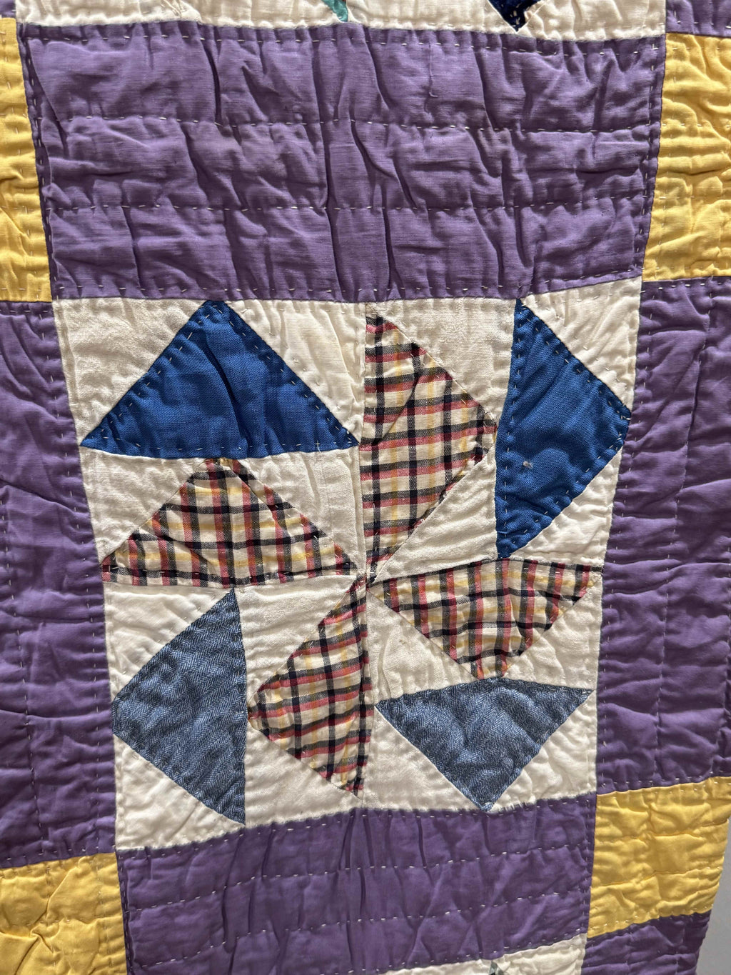 Vintage Dutchman's Puzzle Quilt