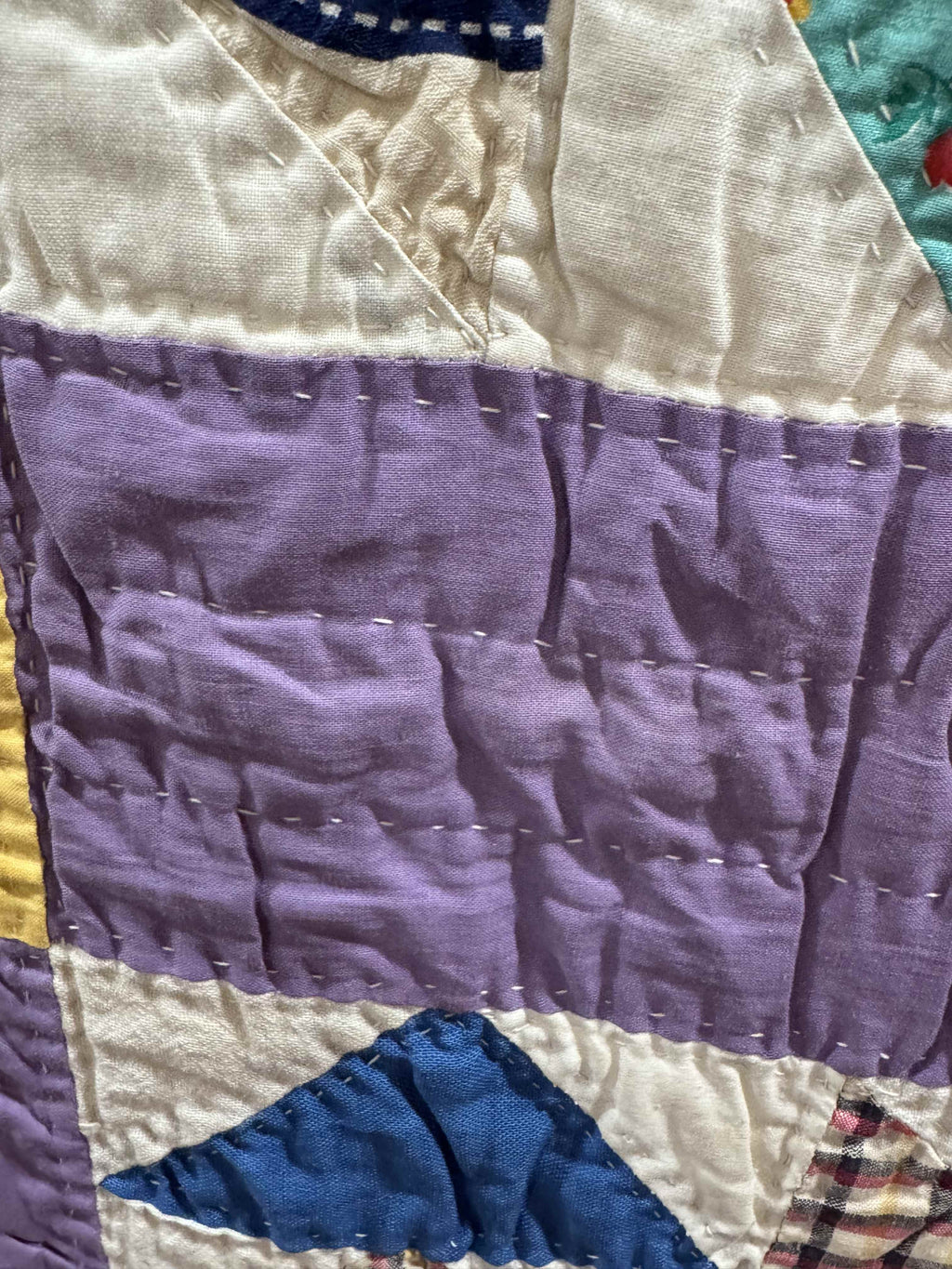 Vintage Dutchman's Puzzle Quilt