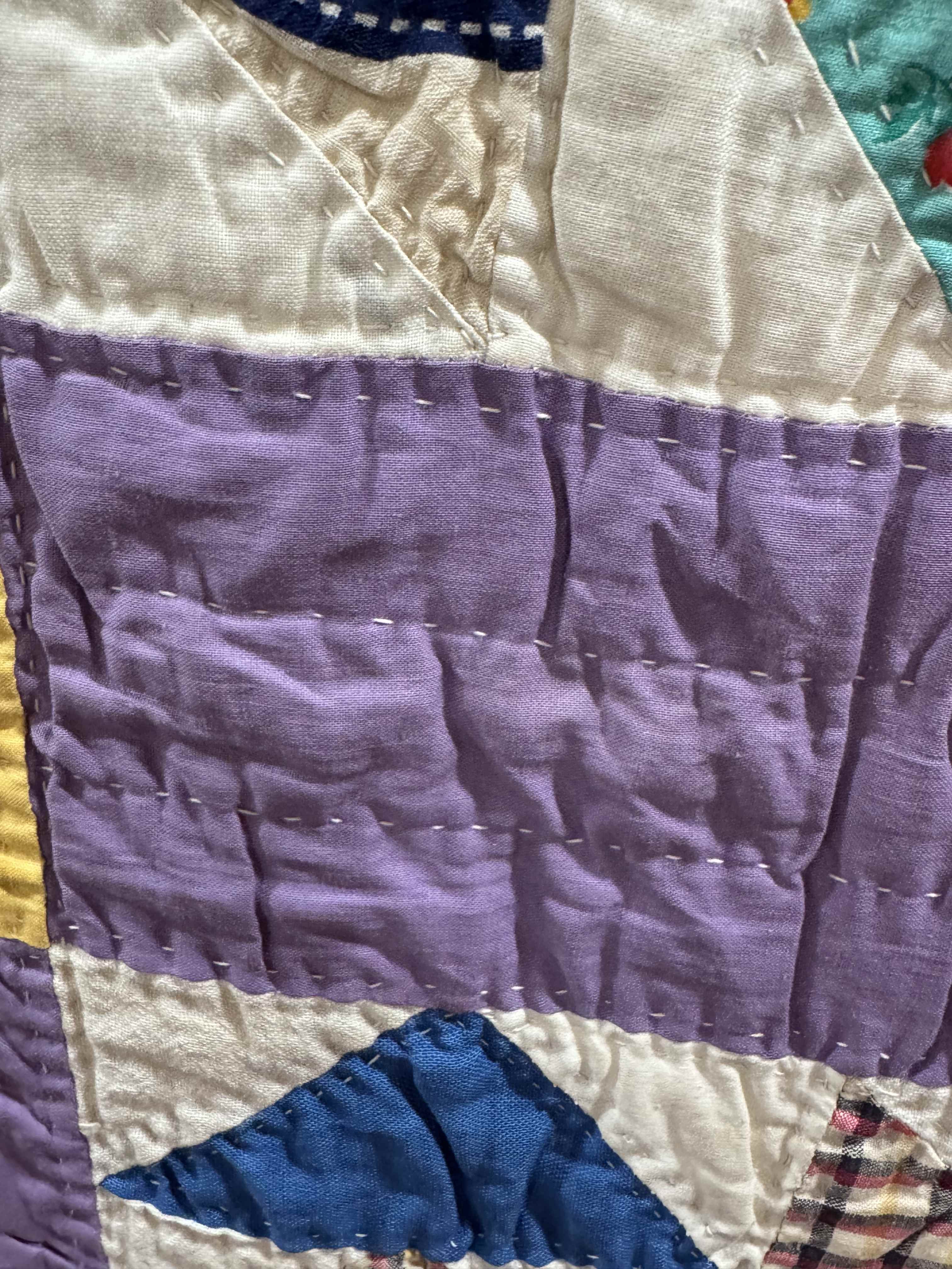 Vintage Dutchman's Puzzle Quilt