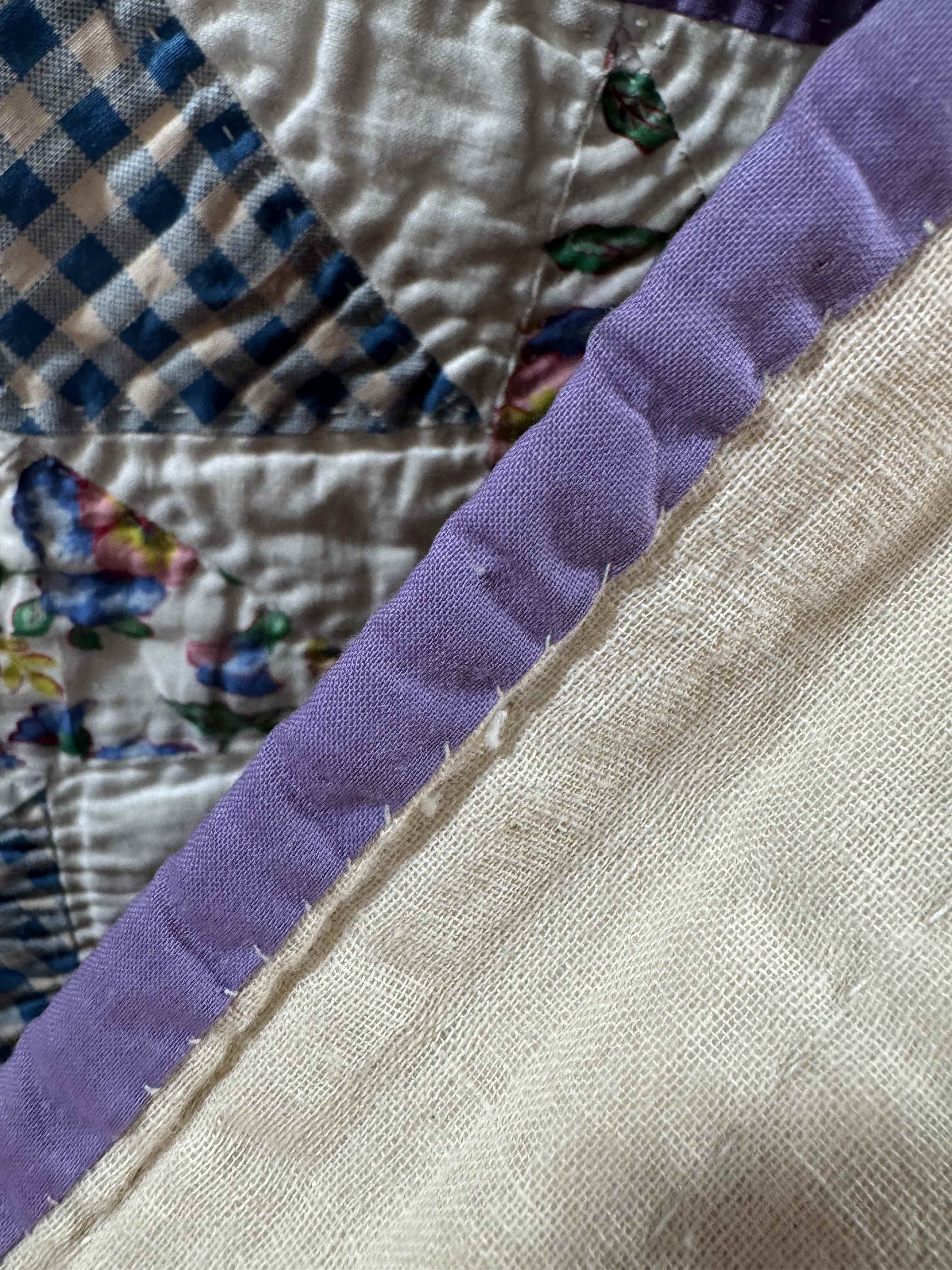 Vintage Dutchman's Puzzle Quilt