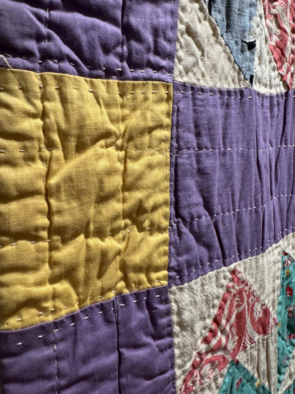 Vintage Dutchman's Puzzle Quilt