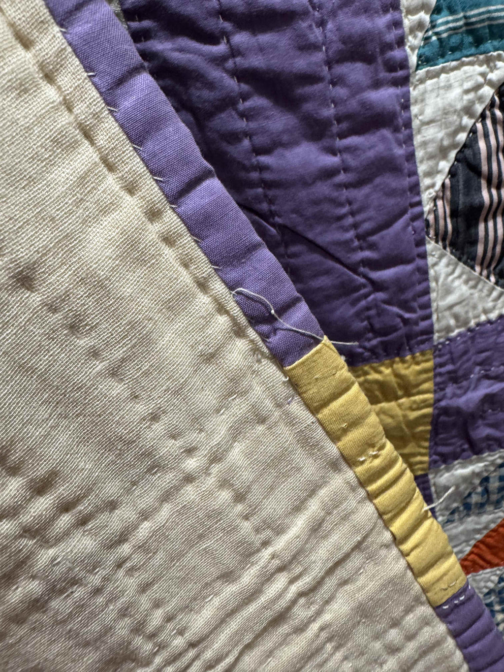 Vintage Dutchman's Puzzle Quilt