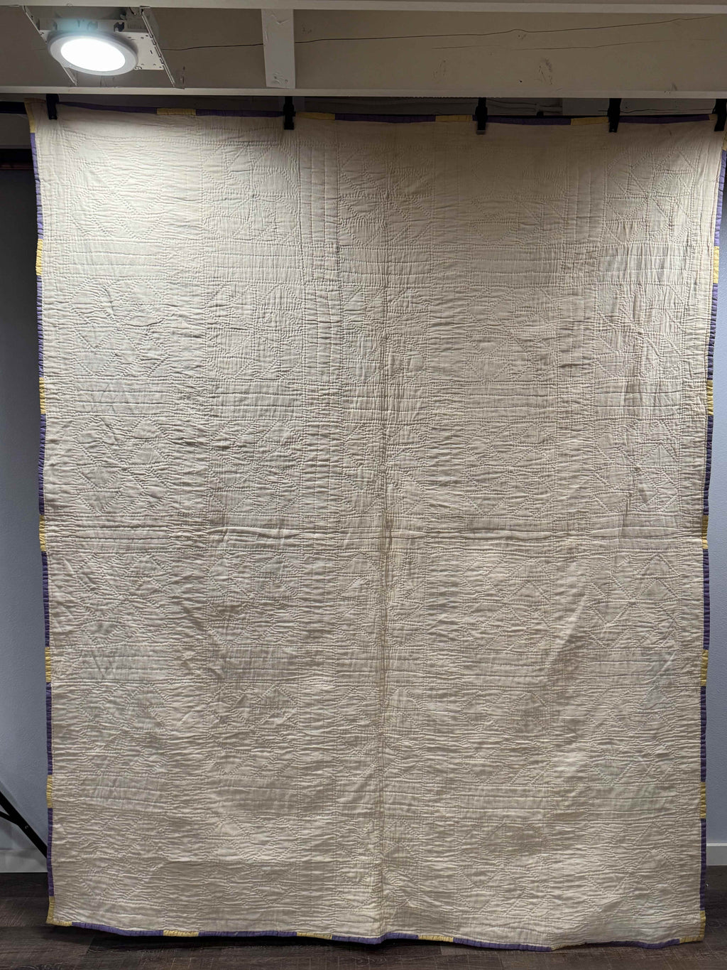 Vintage Dutchman's Puzzle Quilt