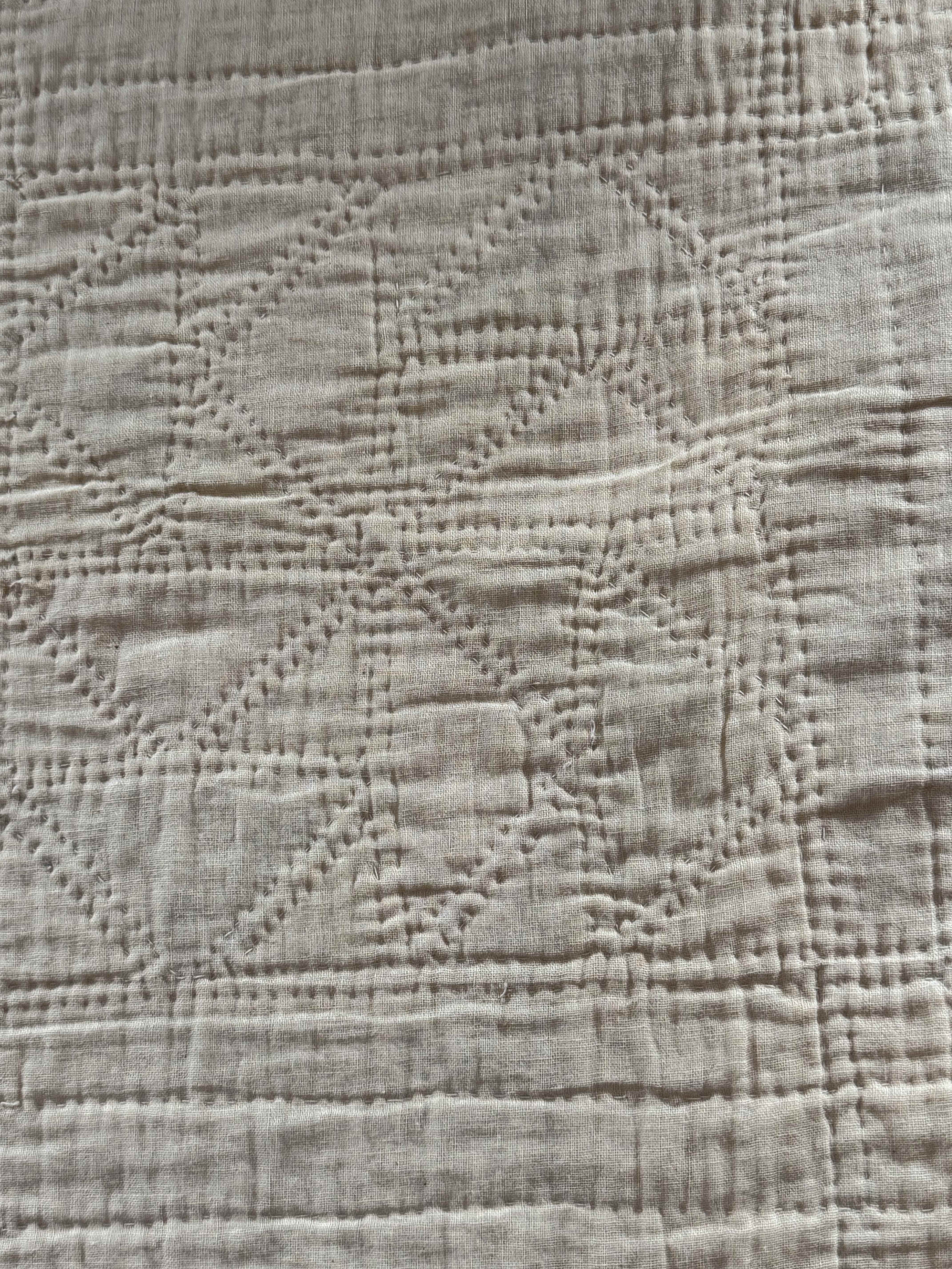 Vintage Dutchman's Puzzle Quilt