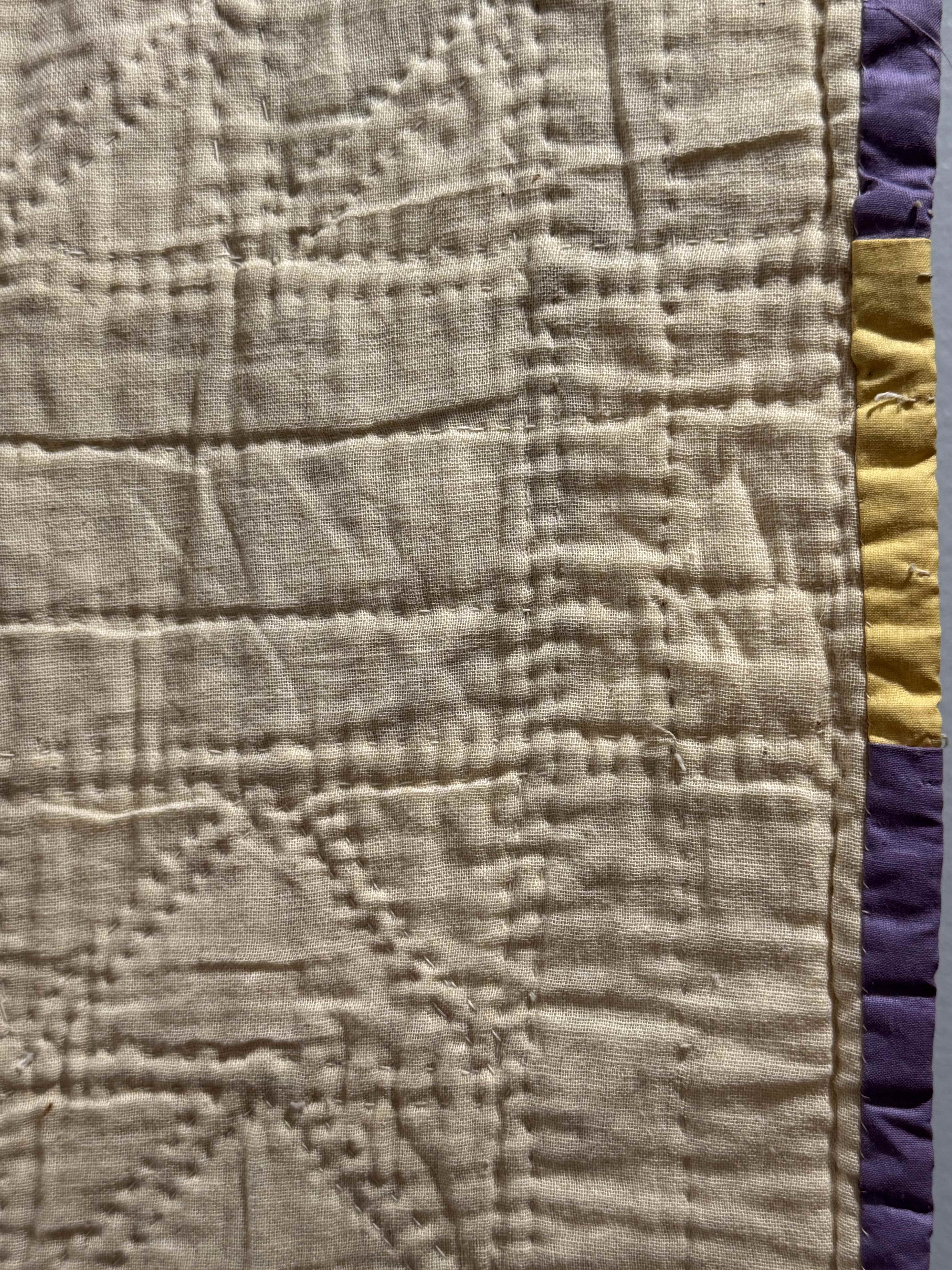Vintage Dutchman's Puzzle Quilt