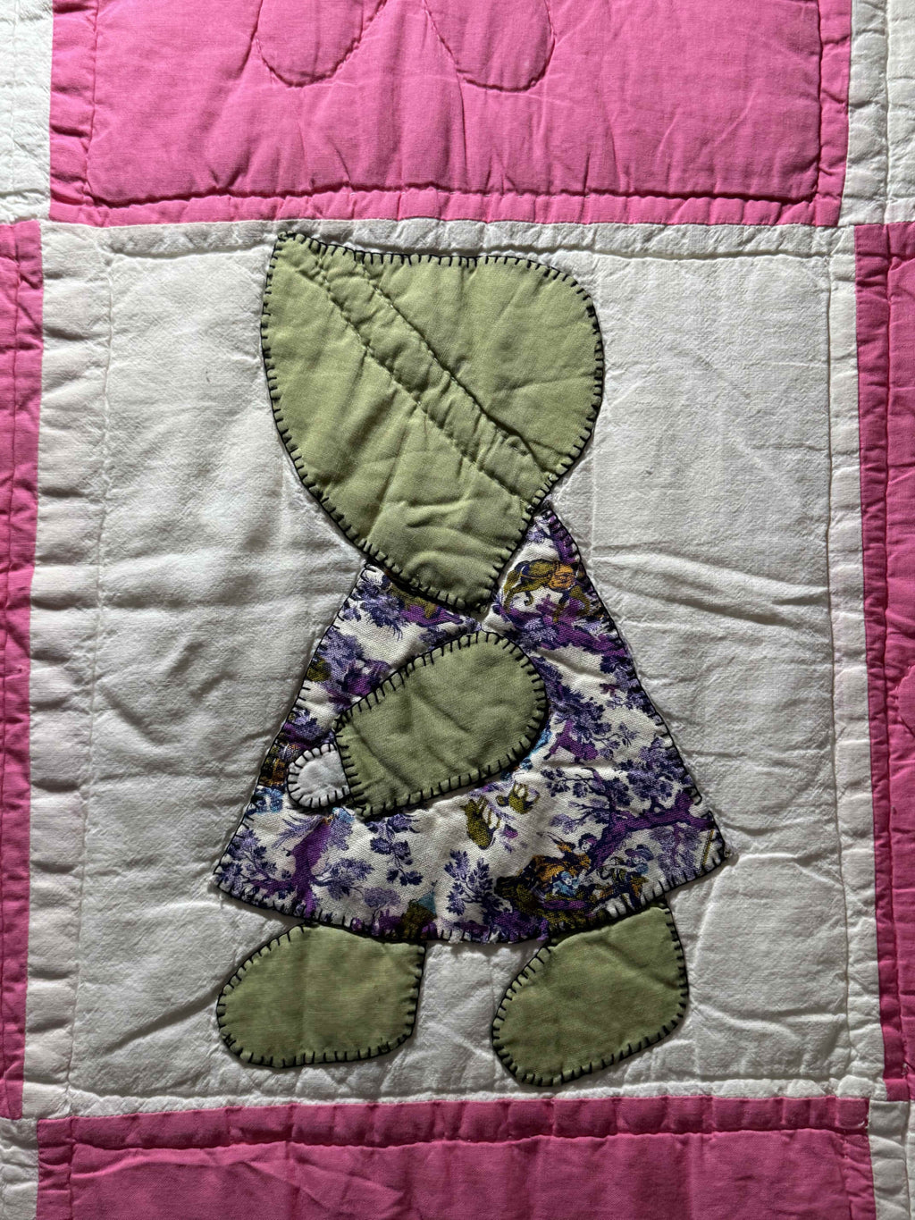Vintage Sunbonnet Sue Quilt