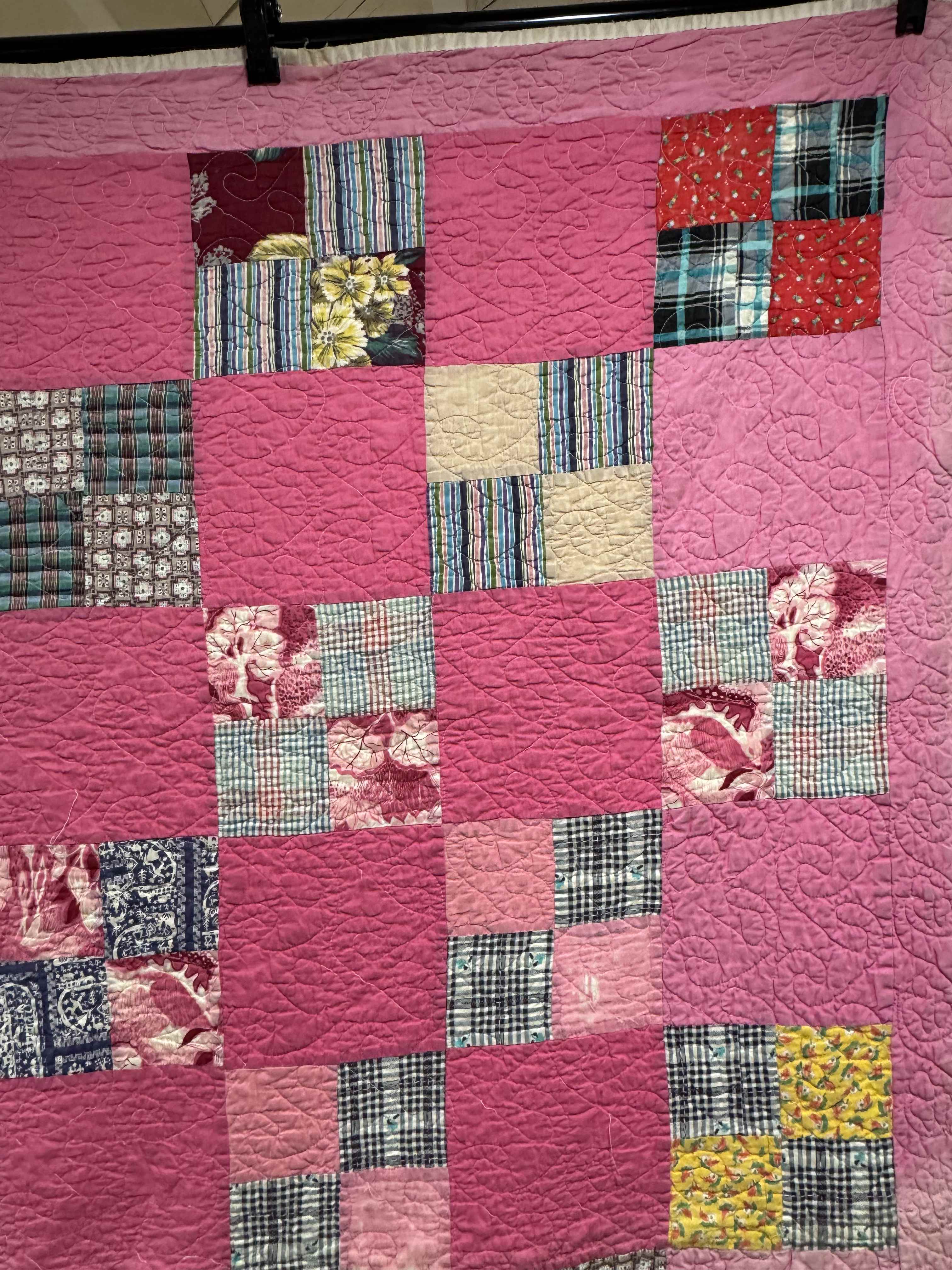 Vintage Four Patch Quilt