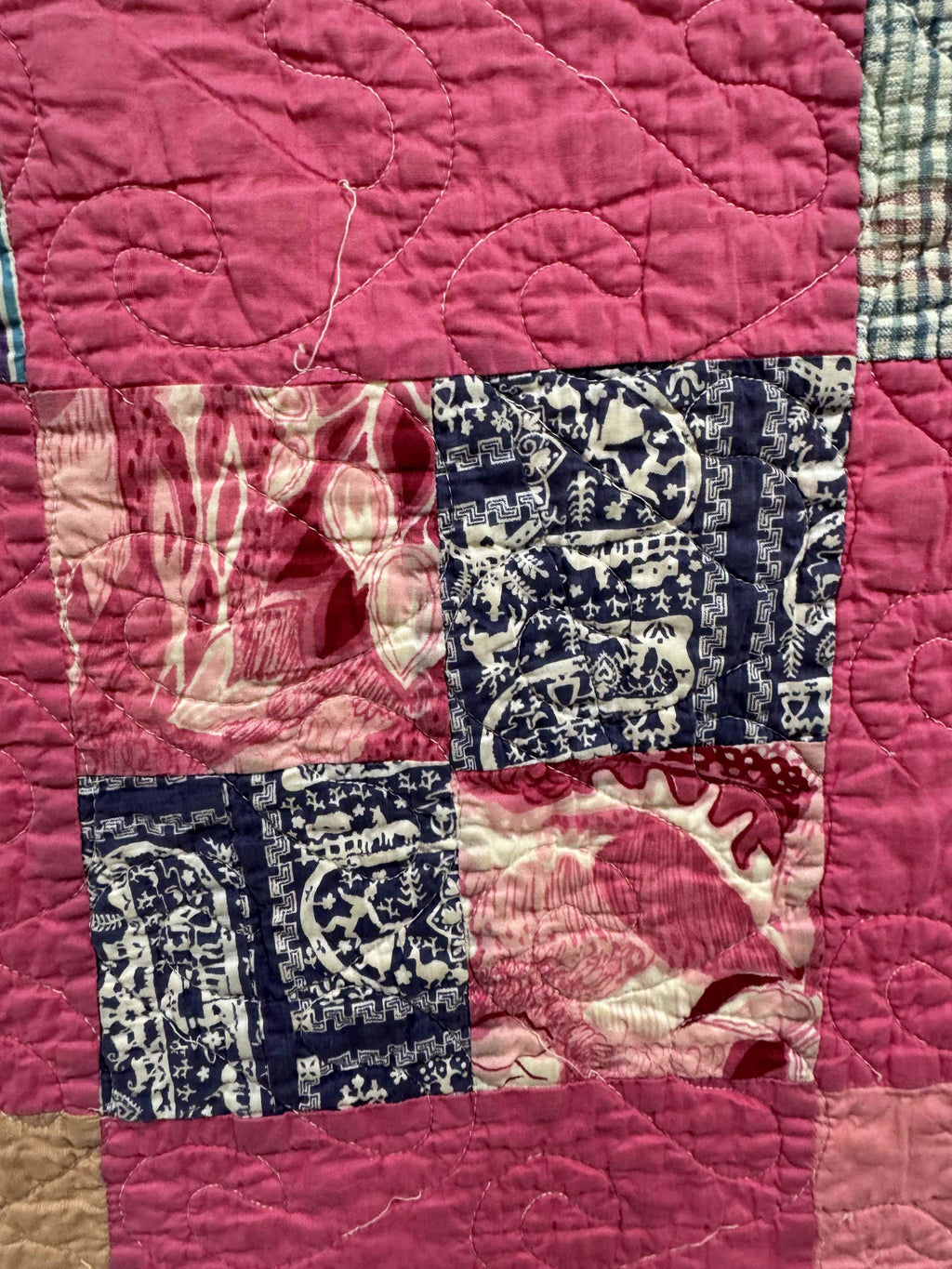 Vintage Four Patch Quilt